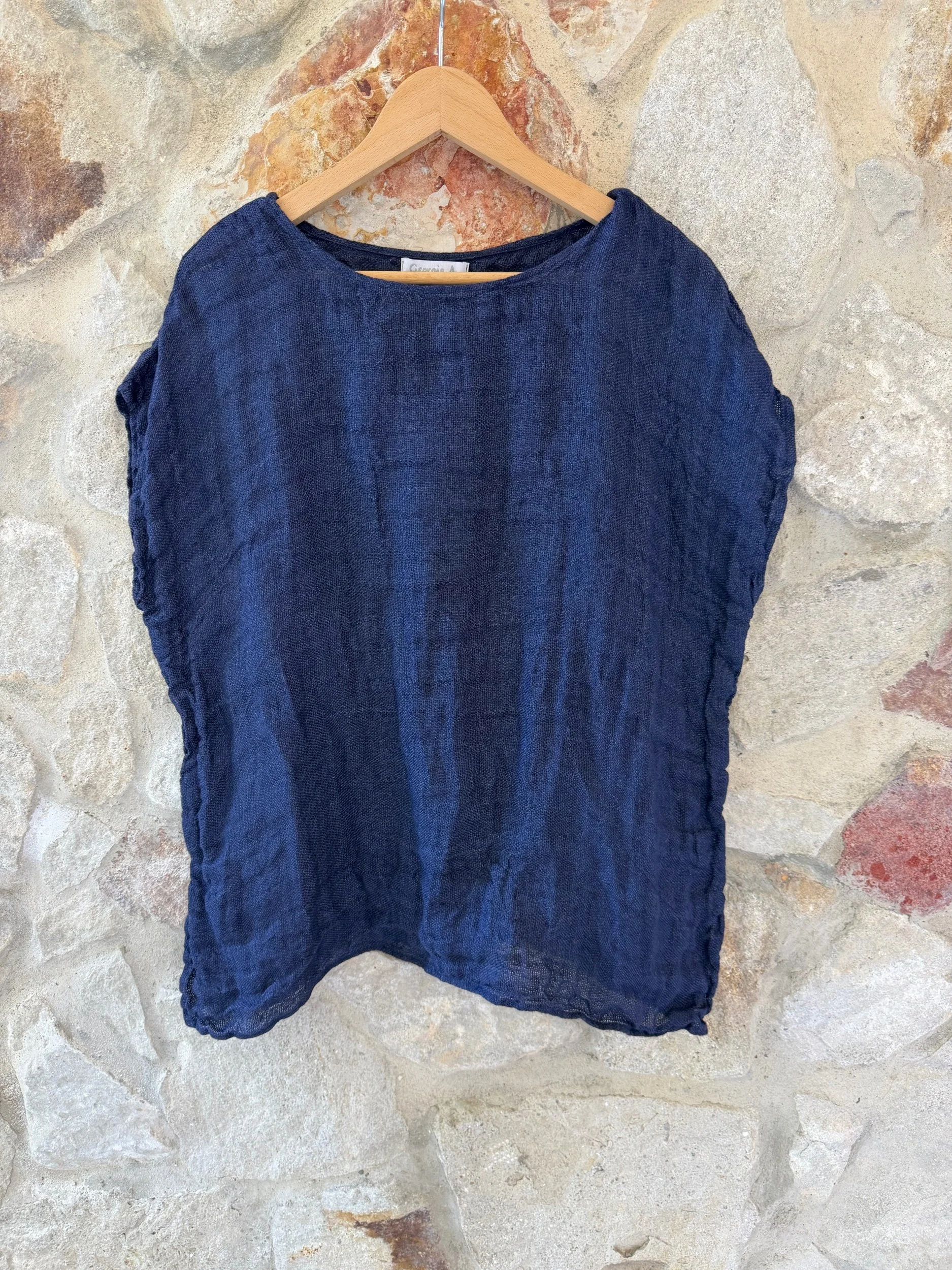 Positano Top Navy