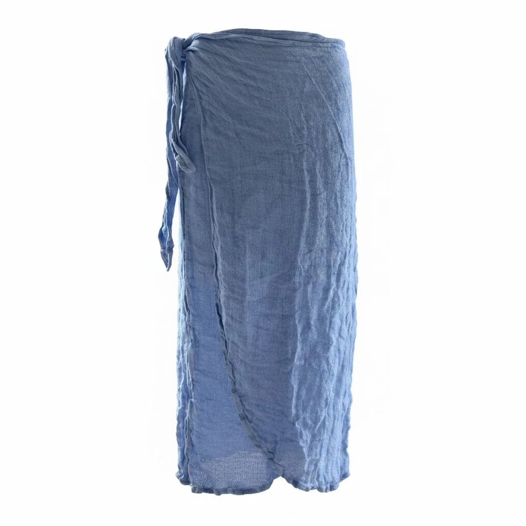 Wrap Skirt - Sky Blu