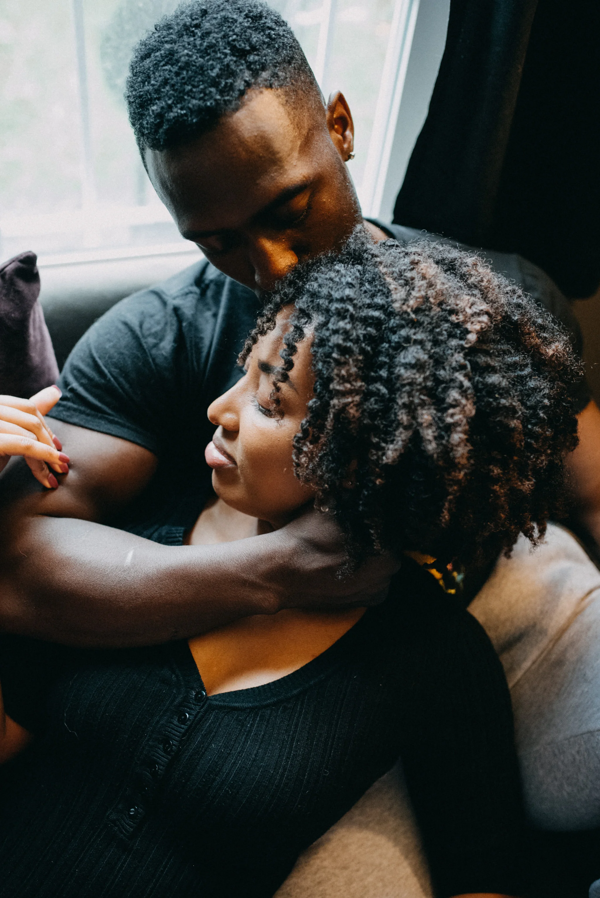 Intimate in-home Session- Engagement Session- Maryland