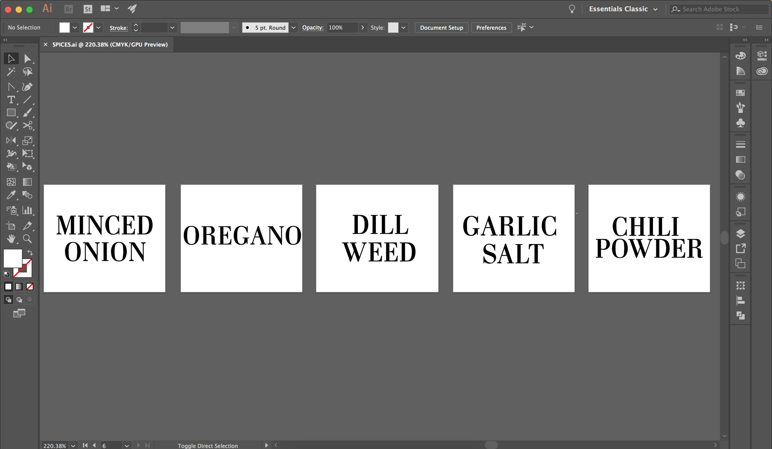 Step 1. Create labels in Illustrator