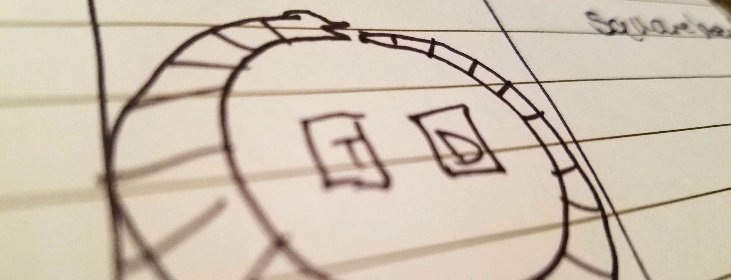 Early concept sketch... thankfully we hired Prem to do the art.