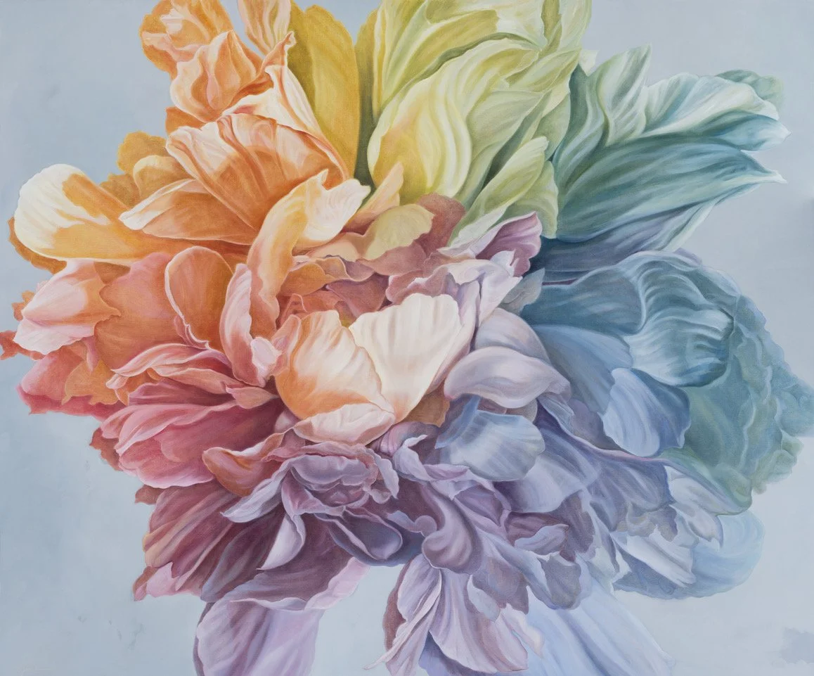   Soul Blooming  50” x 60”, oil on linen  2025. 