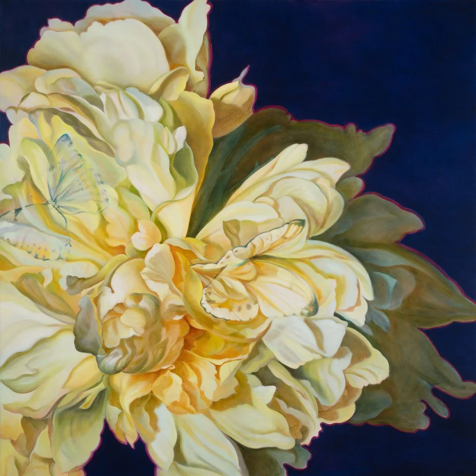   Silently Emerging  40” x 40”, oil on linen  2026. 