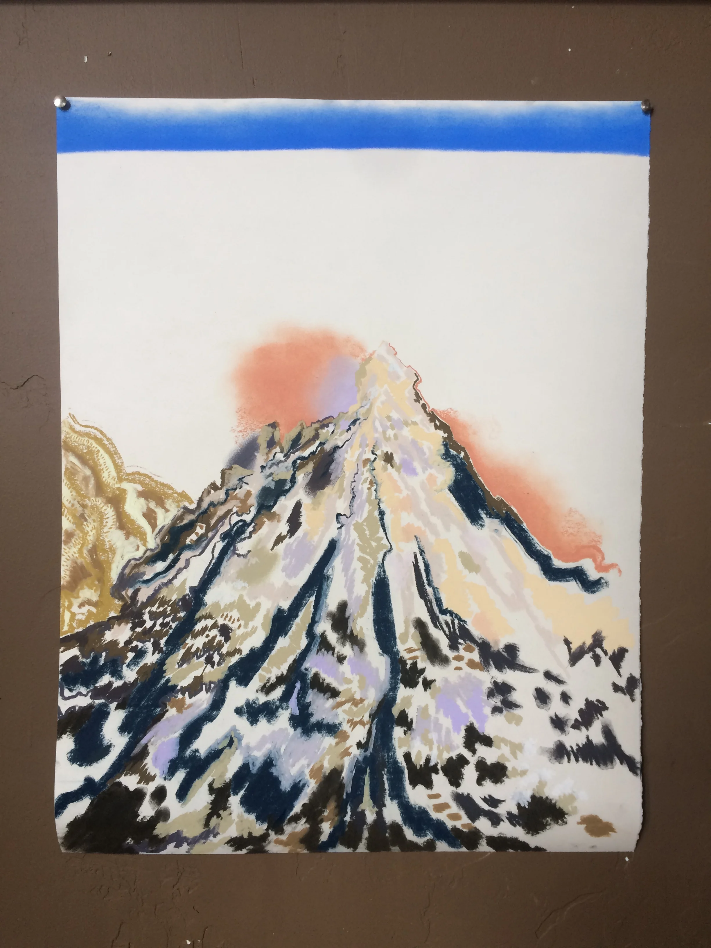  chalk on paper  22 x 30 inches 