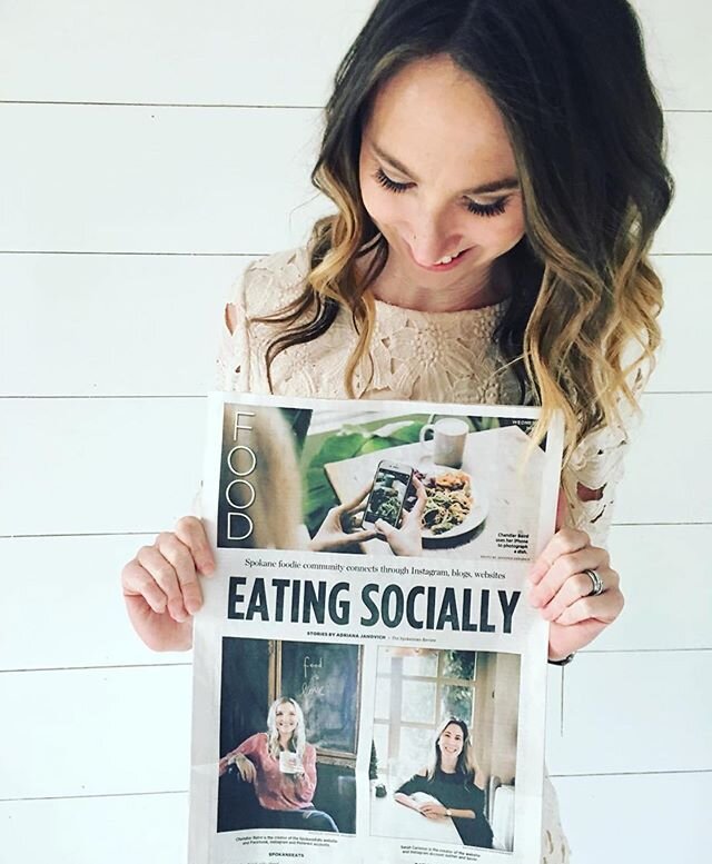 Oh my goodness the thrill I felt 3 years ago at the end of May when I was featured in the food section of the @spokesmanreview. I was blessed by the beautiful piece written by @adrianajanovich who has since become a dear friend. She shared about my m