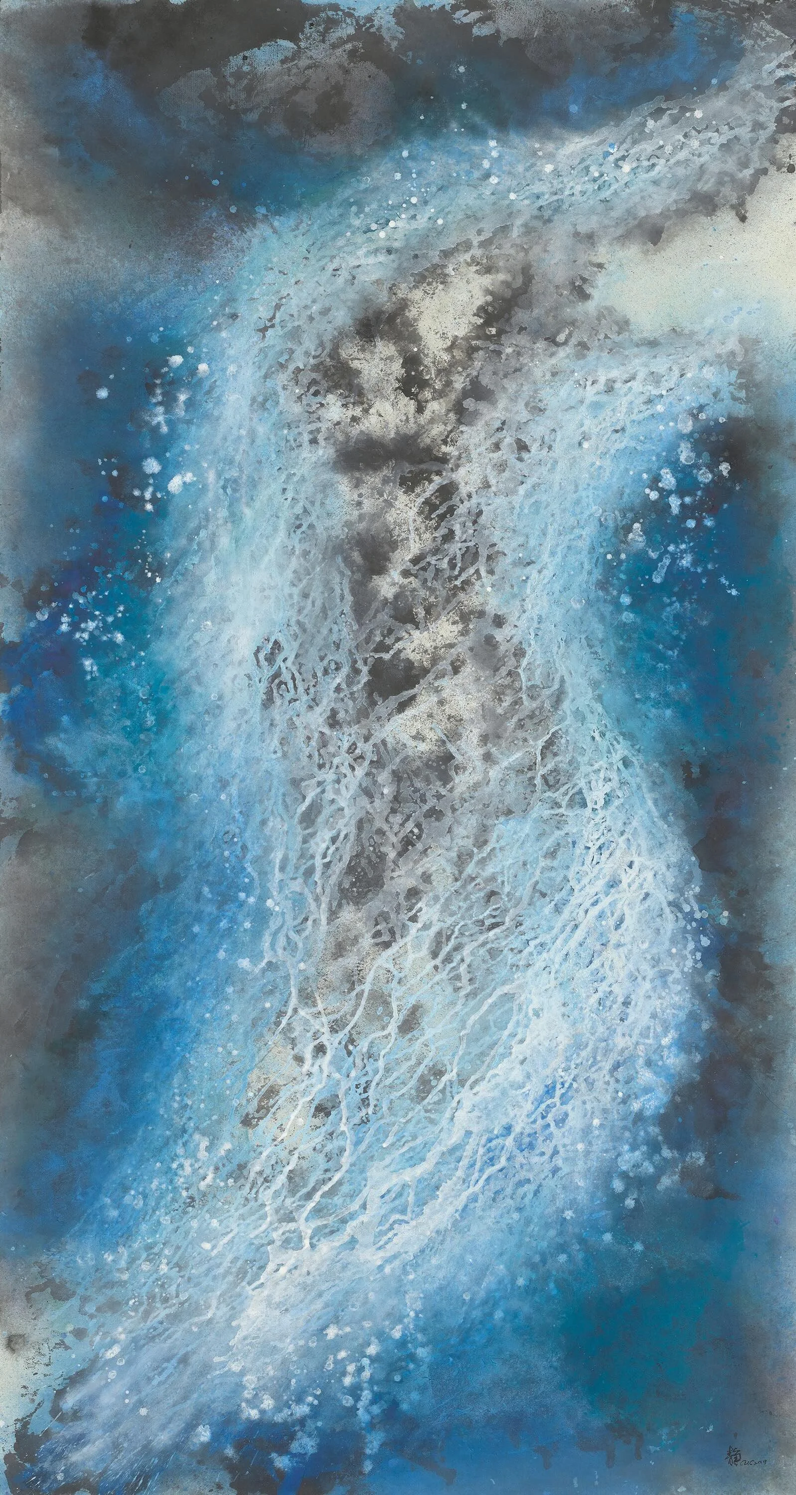 星海雲瀑｜當代藝術・抽象水墨｜江心靜 Chiang Hsin-Ching