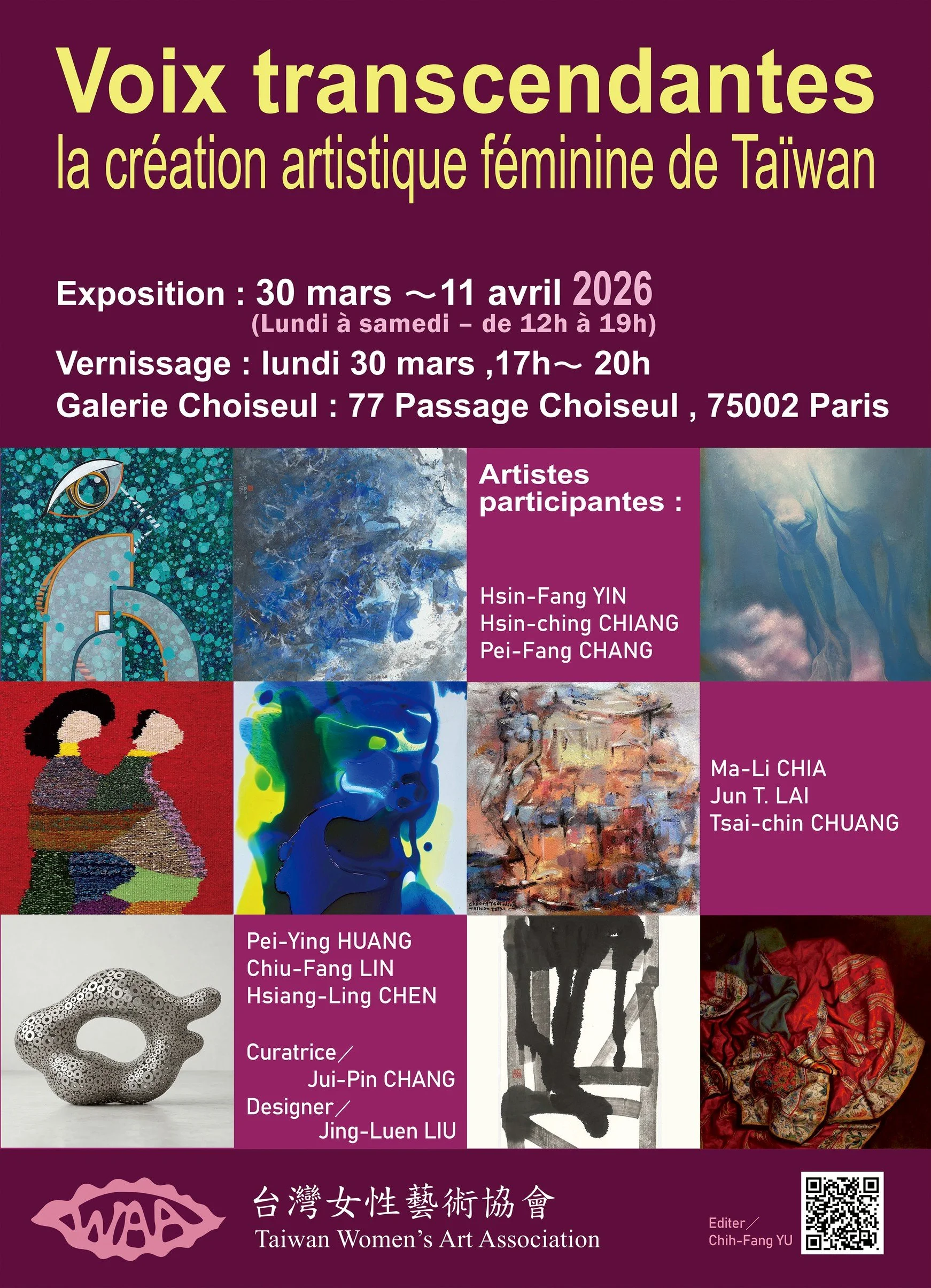 從島嶼綻放：江心靜重返巴黎，以《跨越之聲》續寫 25 年的藝術情緣