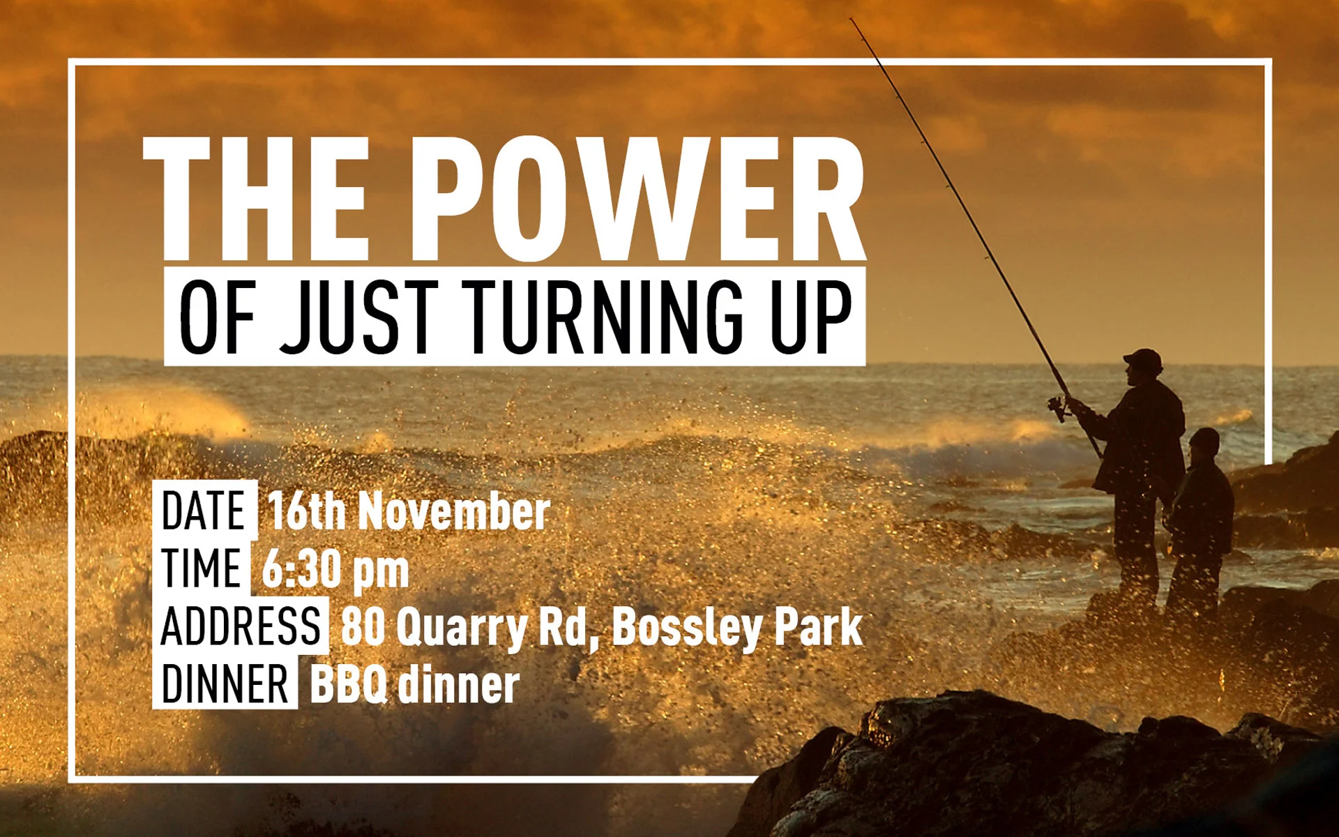 Men's BBQ Dinner - The Power of Just Turning Up