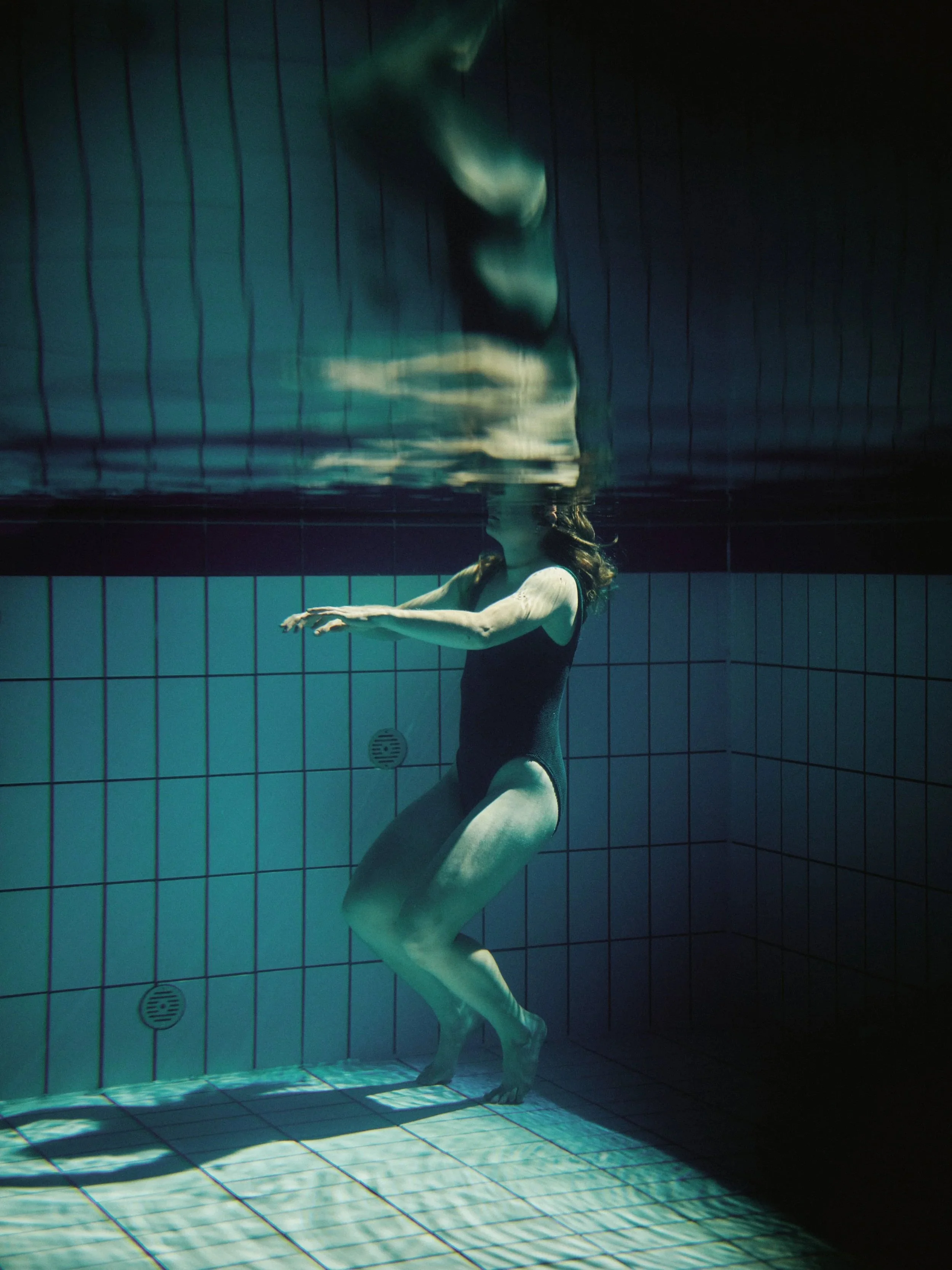 Saturate  installation view, Brunswick Music Festival, Brunswick Baths, 2025. Image by Simon Fasio