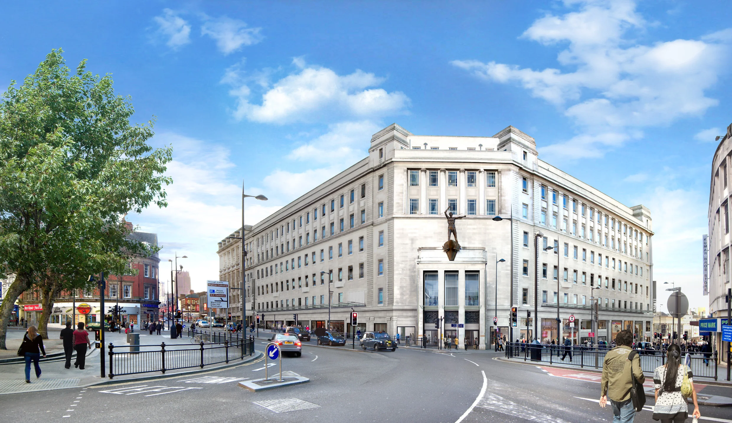 July 2012 - Lewis's Building, Liverpool