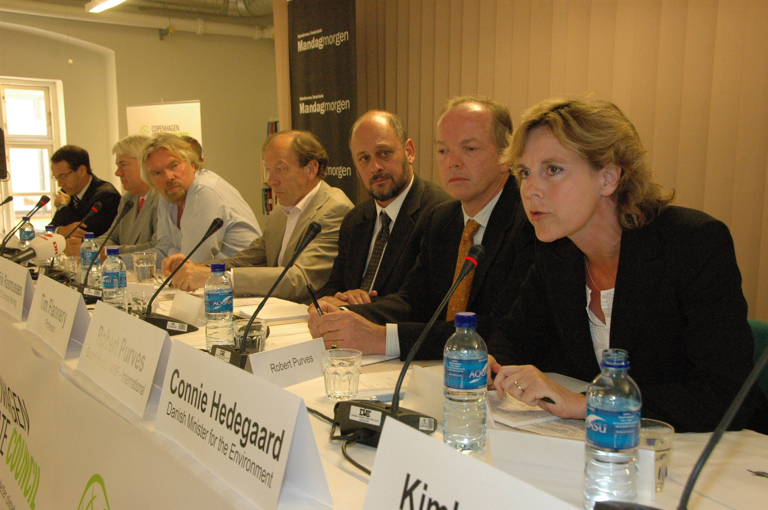 First Pressconference launching the Copenhagen Climate Council, May 2007