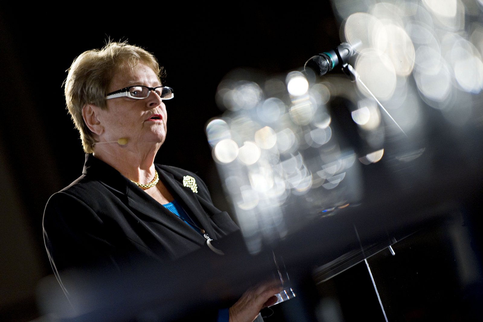 Gro Harlem Brundtland at the CCC Event during the COP15 