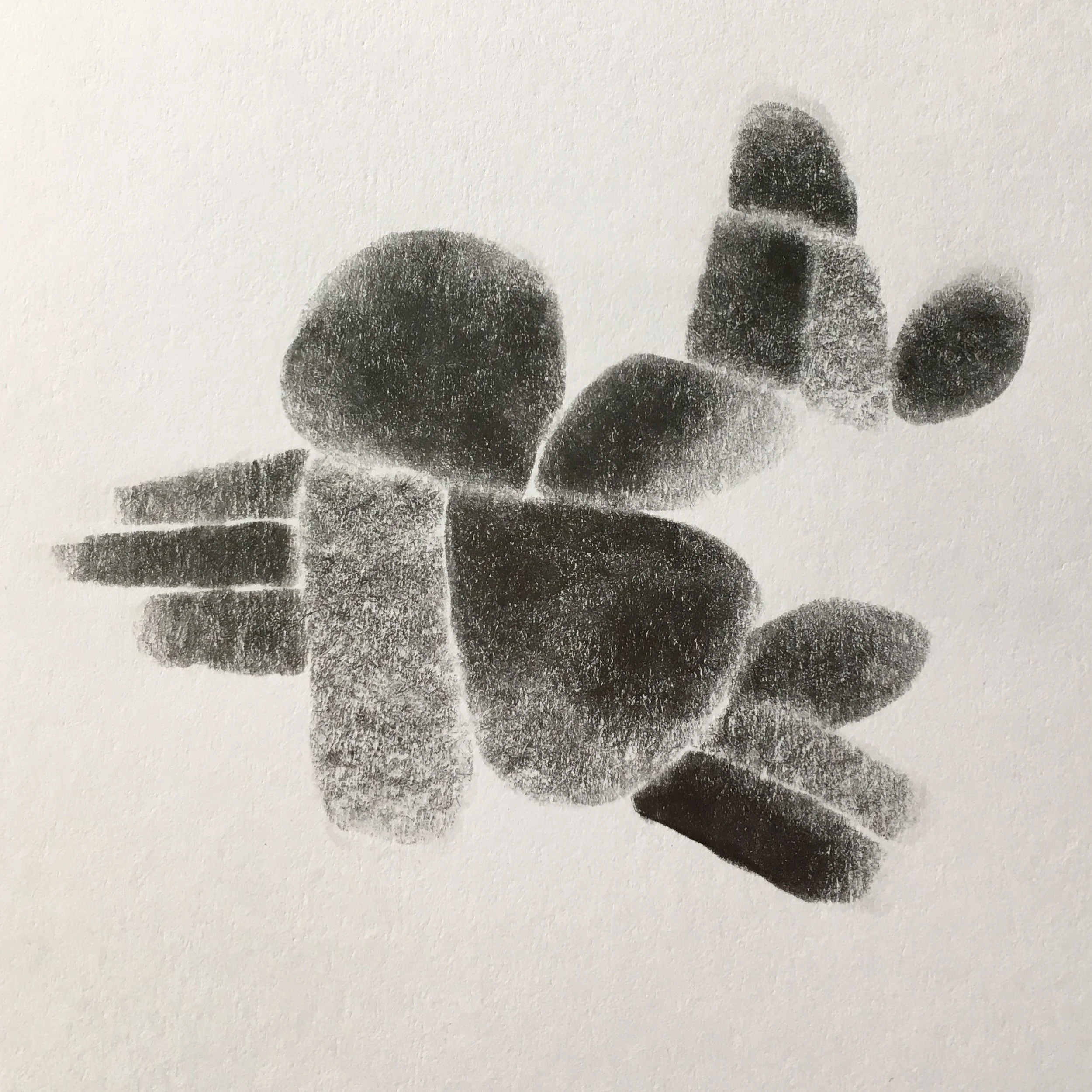 'The Jazz Years' (series) 2017 pencil on paper