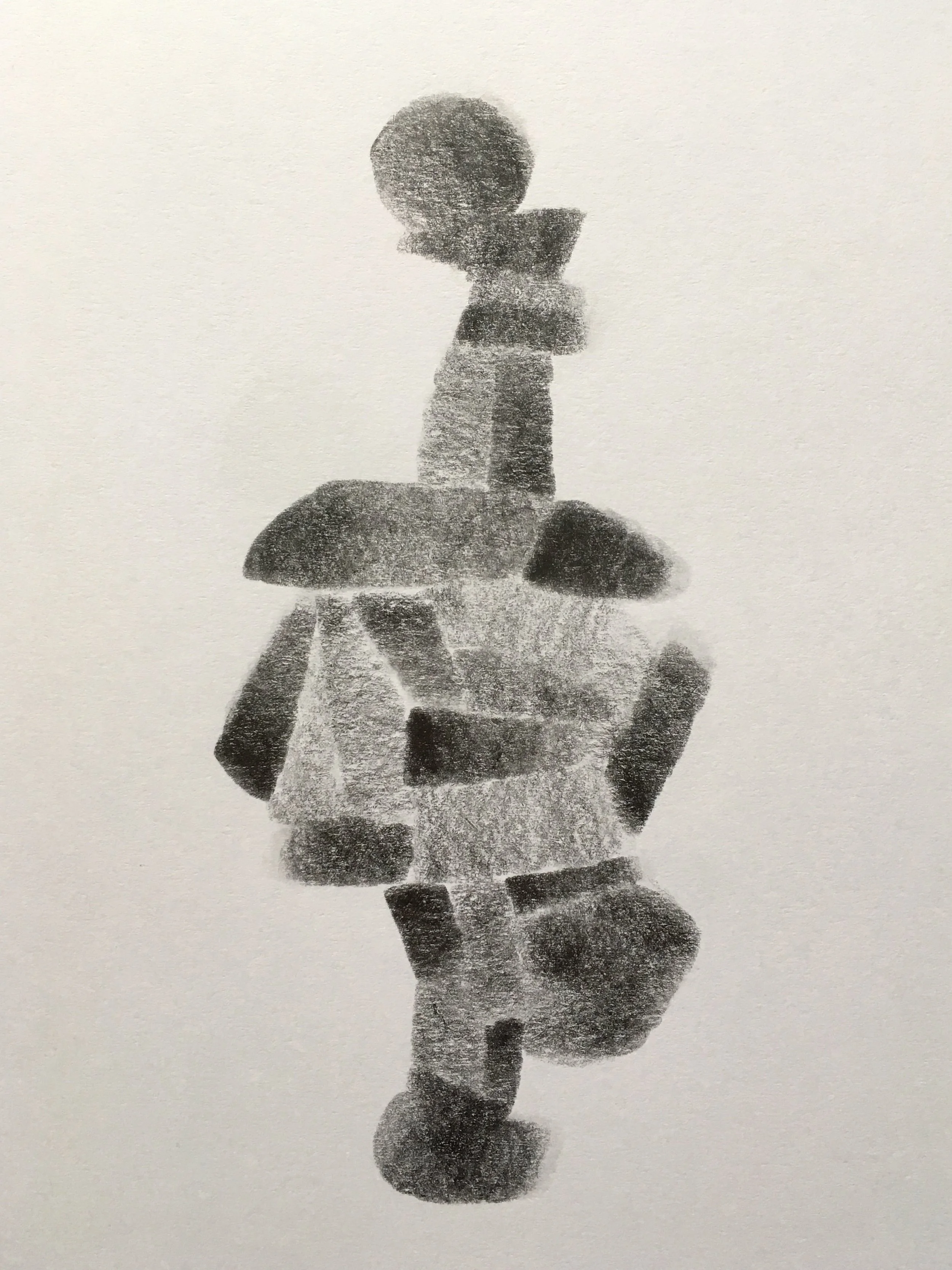 'The Jazz Years' (series) 2017 pencil on paper