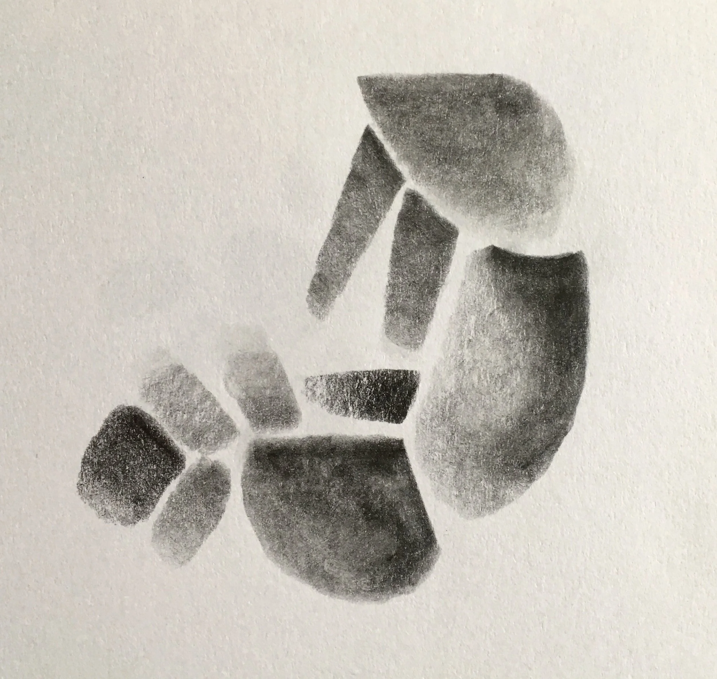 'The Jazz Years' (series) 2017 pencil on paper