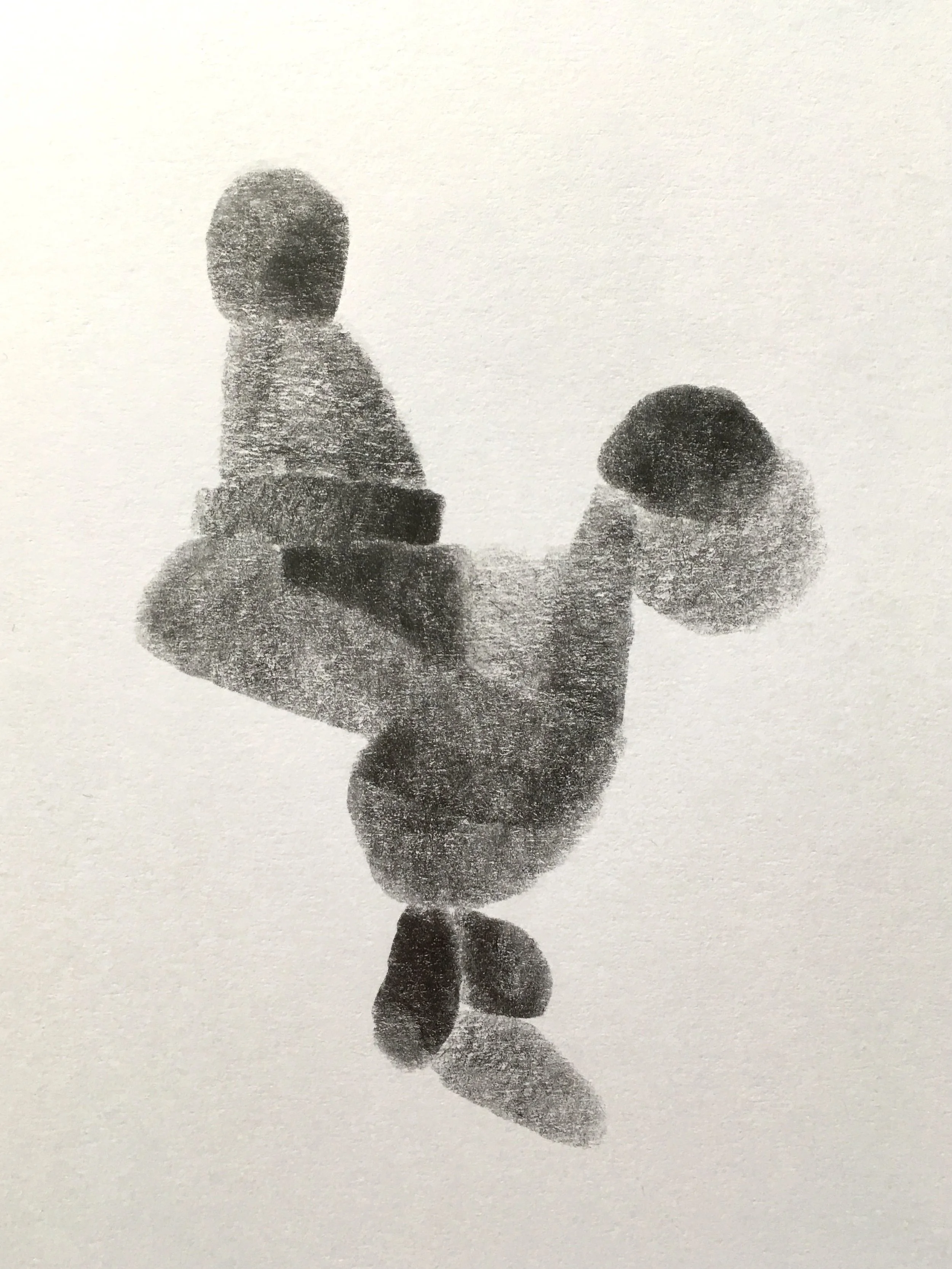 'The Jazz Years' (series) 2017 pencil on paper