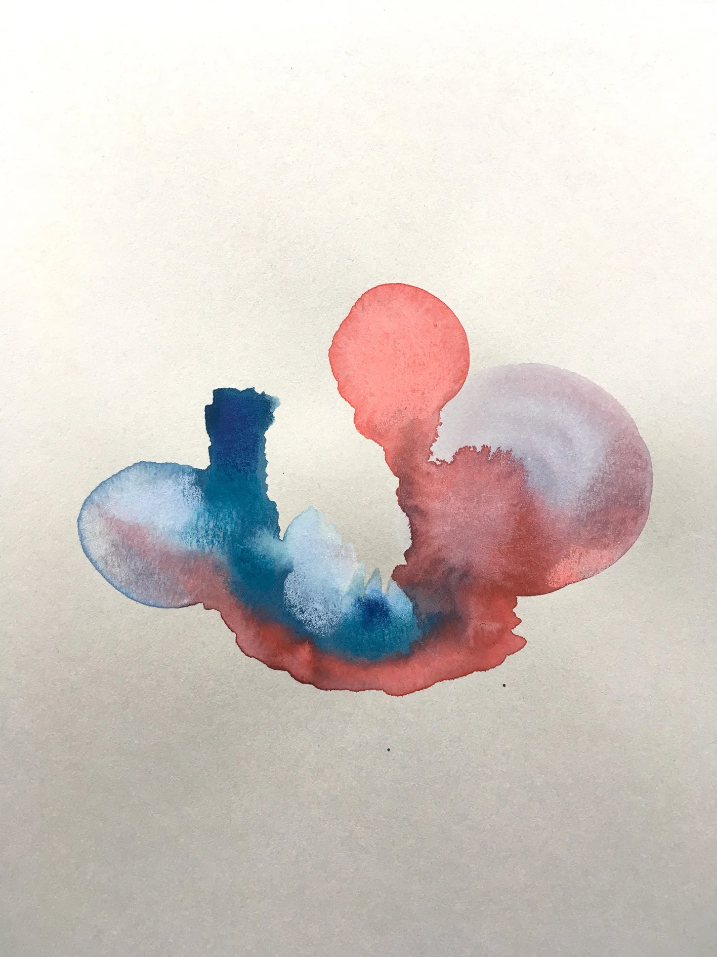 *SOLD* Colour Works (series) 2017 Gouache and colour pencil on paper