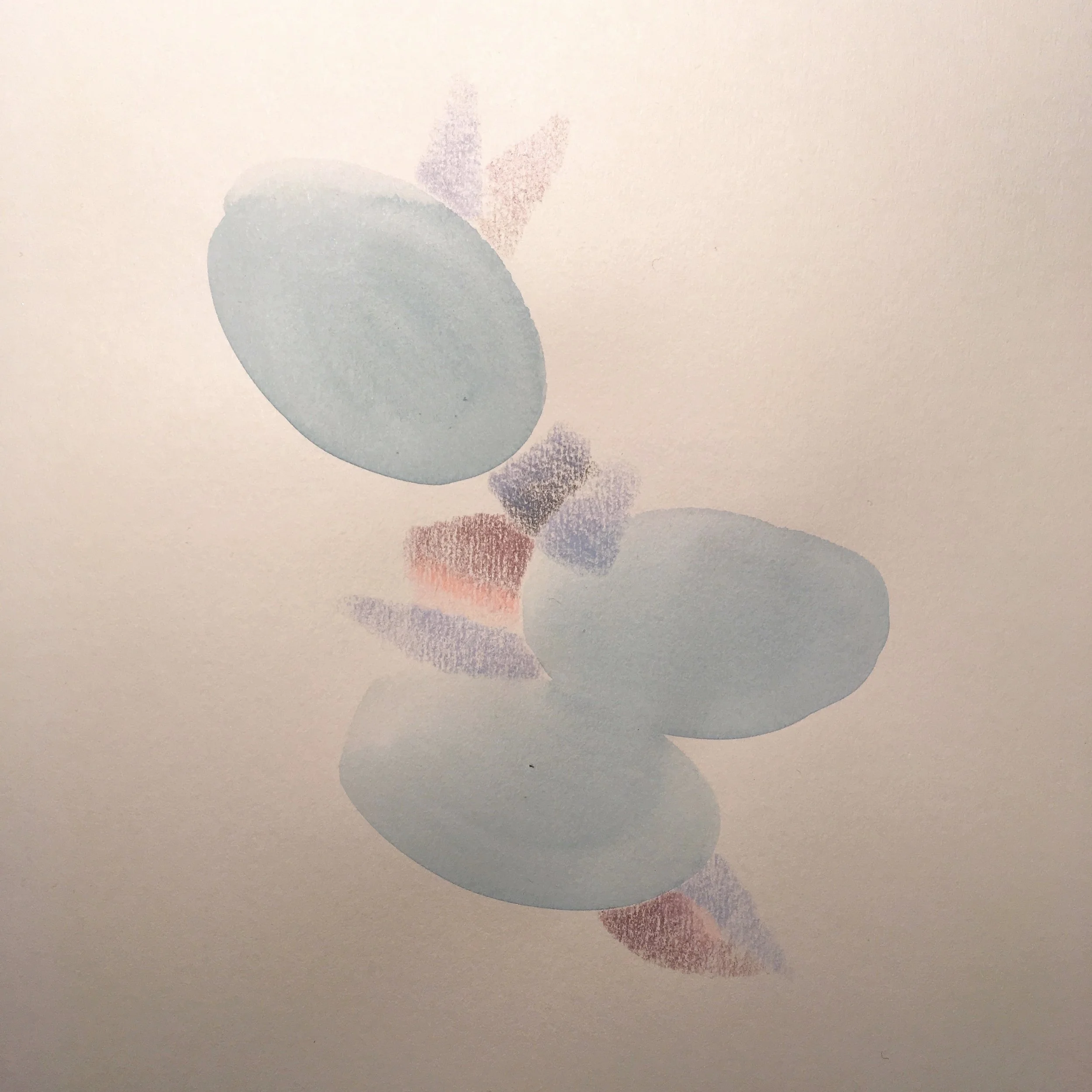 Colour Works (series) 2017 Gouache and colour pencil on paper