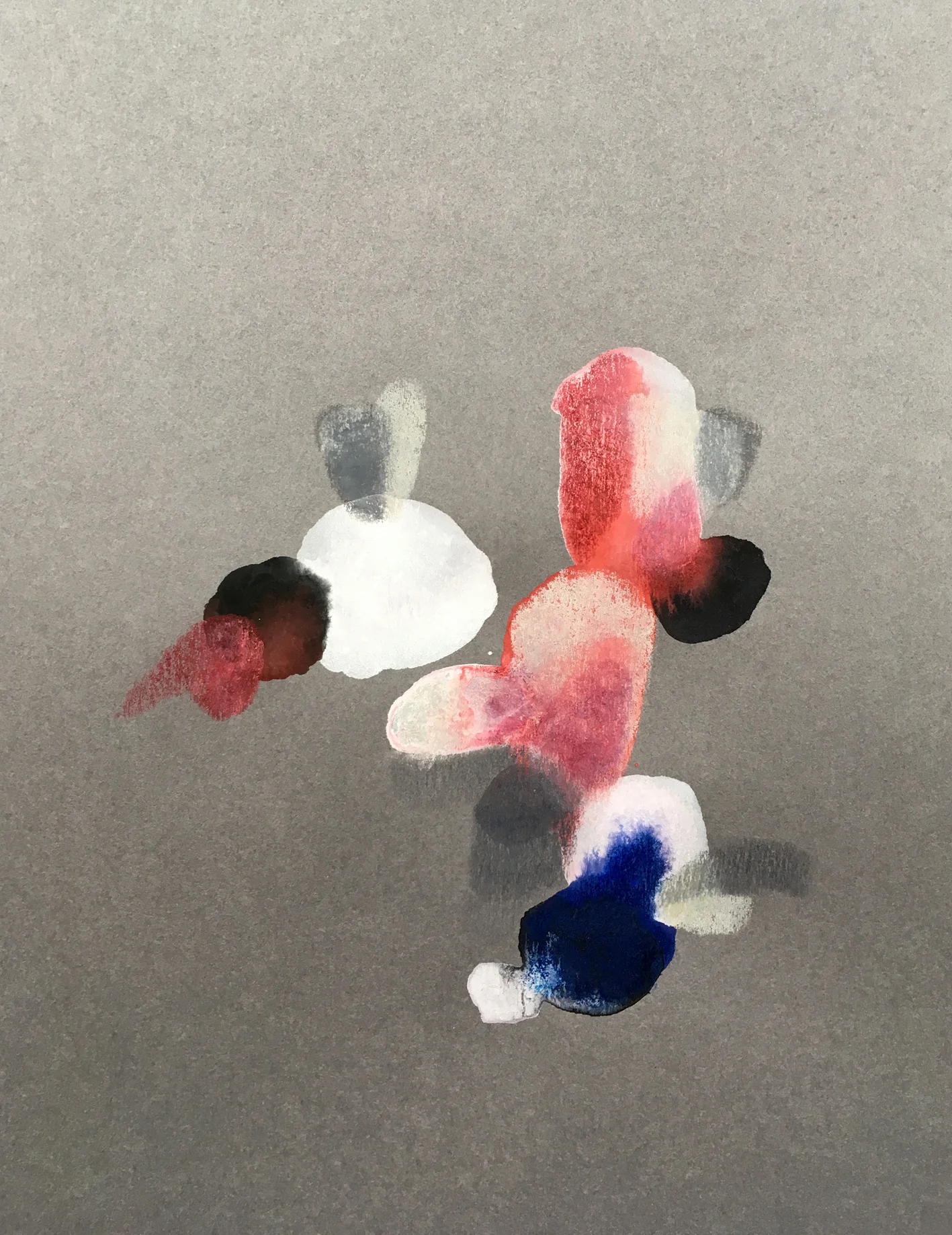 *SOLD - Part of 'The Jazz Years' (Colour) Series 2017, Gouache and colour pencil on paper