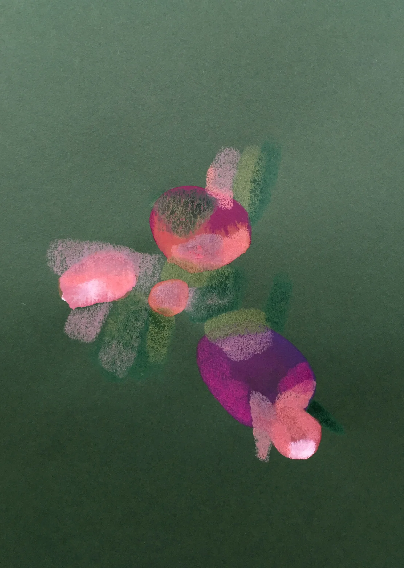 Colour Works (series) 2017 Gouache and colour pencil on paper