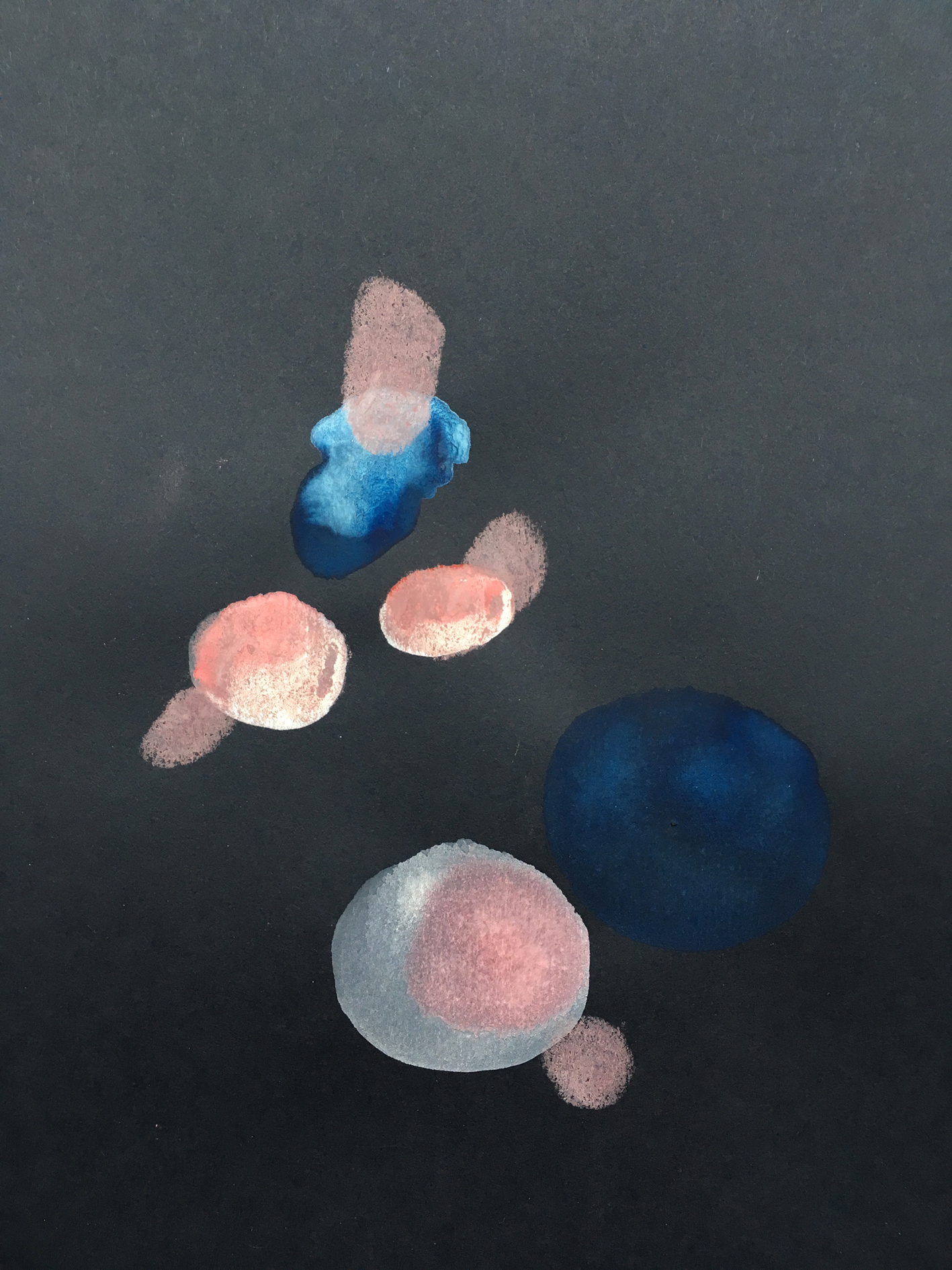 Colour Works (series) 2017 Gouache and colour pencil on paper