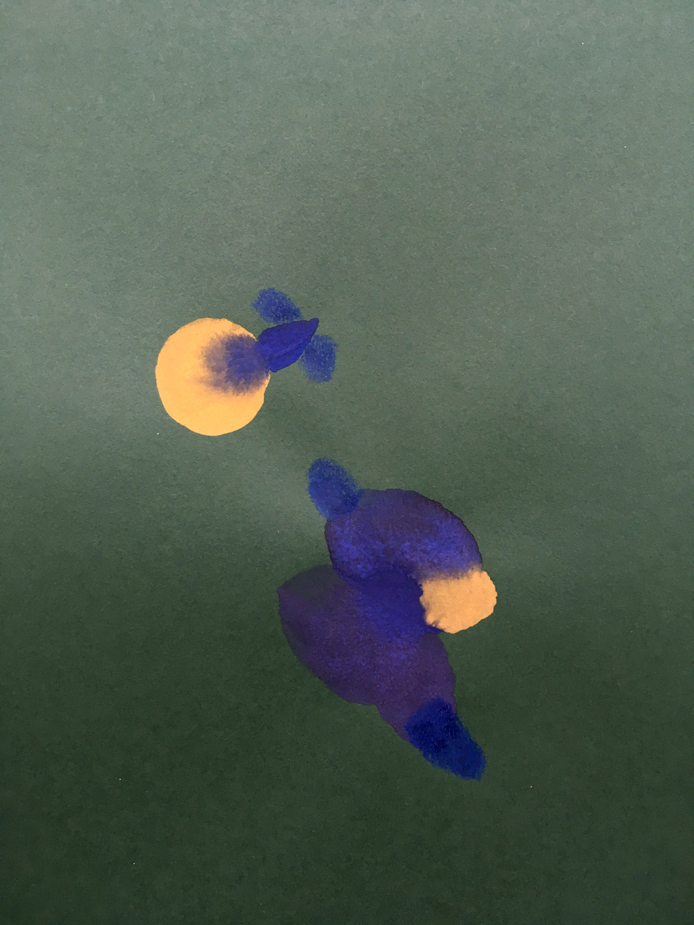 Colour Works (series) 2017 Gouache and colour pencil on paper