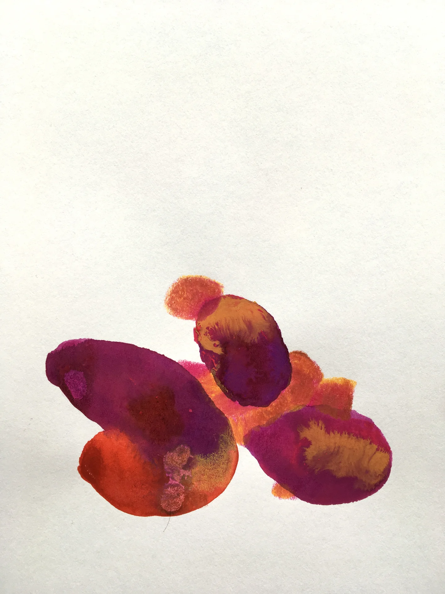 Colour Works (series) 2017 Gouache and colour pencil on paper