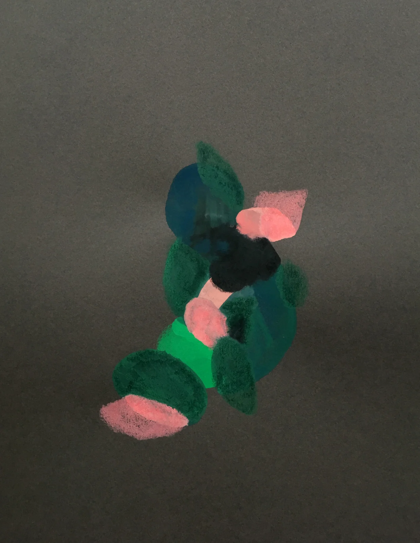 Colour Works (series) 2017 Gouache and colour pencil on paper