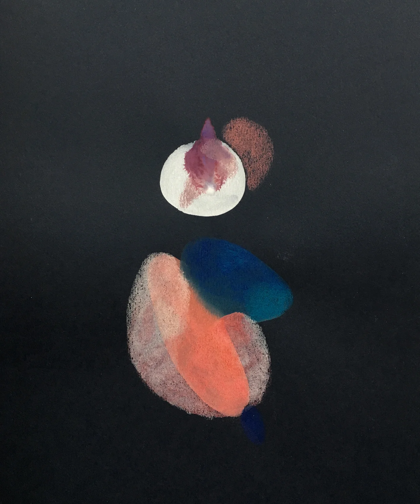 Colour Works (series) 2017 Gouache and colour pencil on paper