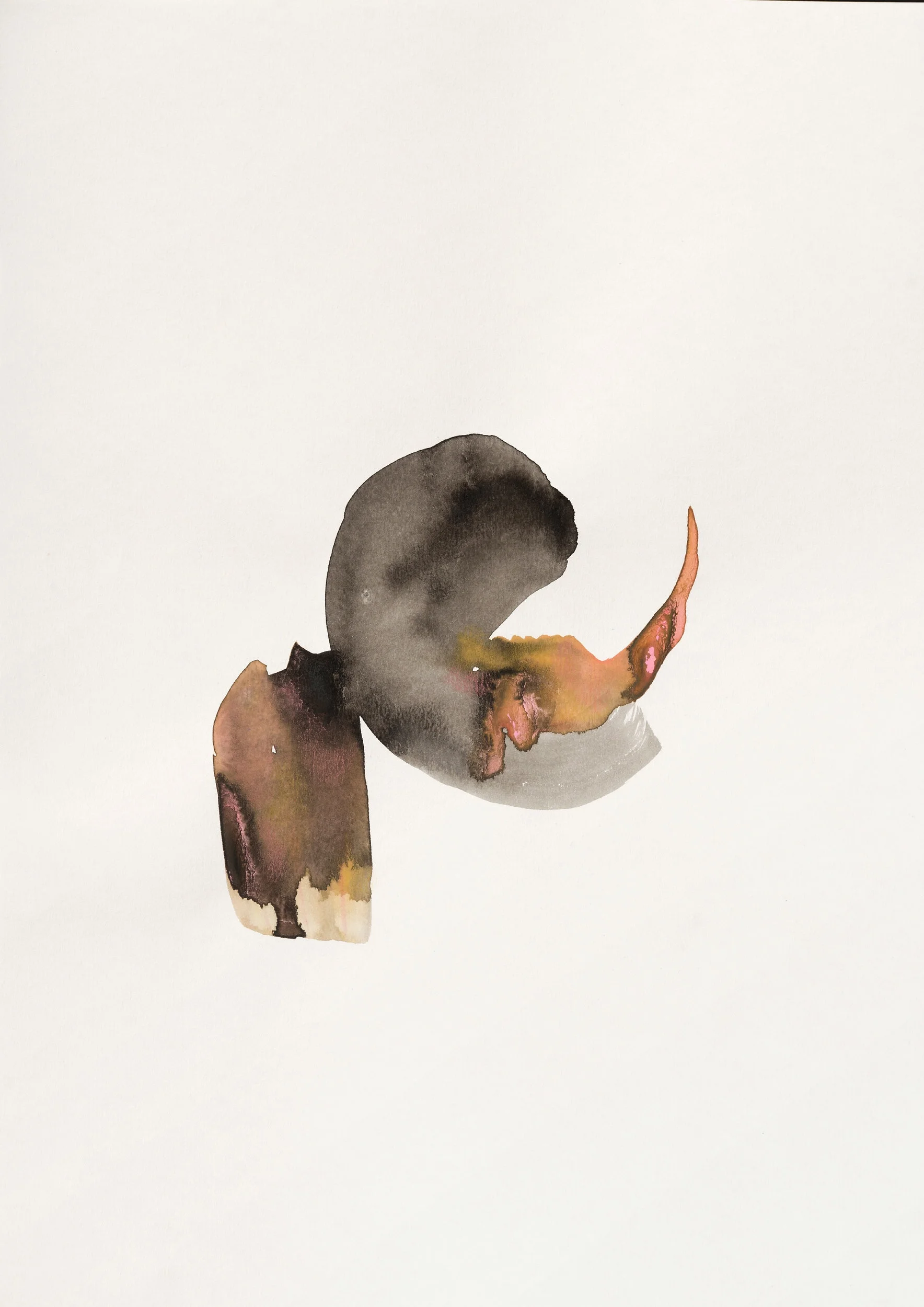 *SOLD - Part of 'The Jazz Years' (Colour) Series 2017, Gouache and colour pencil on paper. Also available as high quality limited edition giclee print.