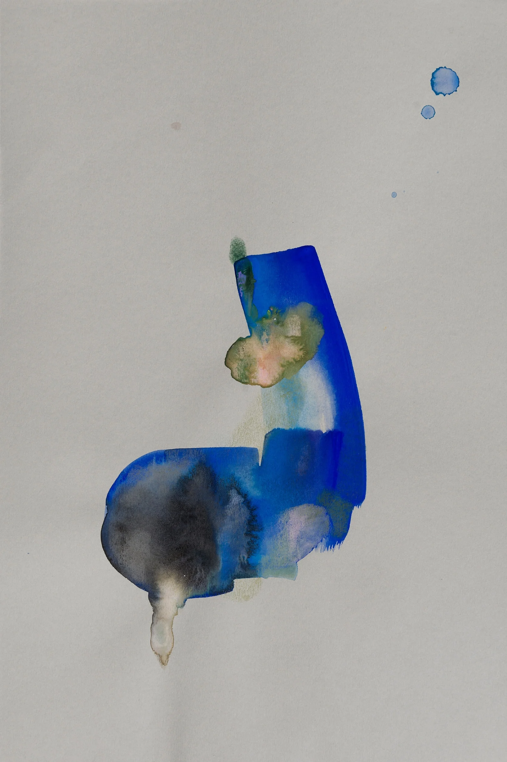 Part of 'The Jazz Years' (Colour) Series 2017, 25.5 cm x 38 cm, Gouache and colour pencil on paper