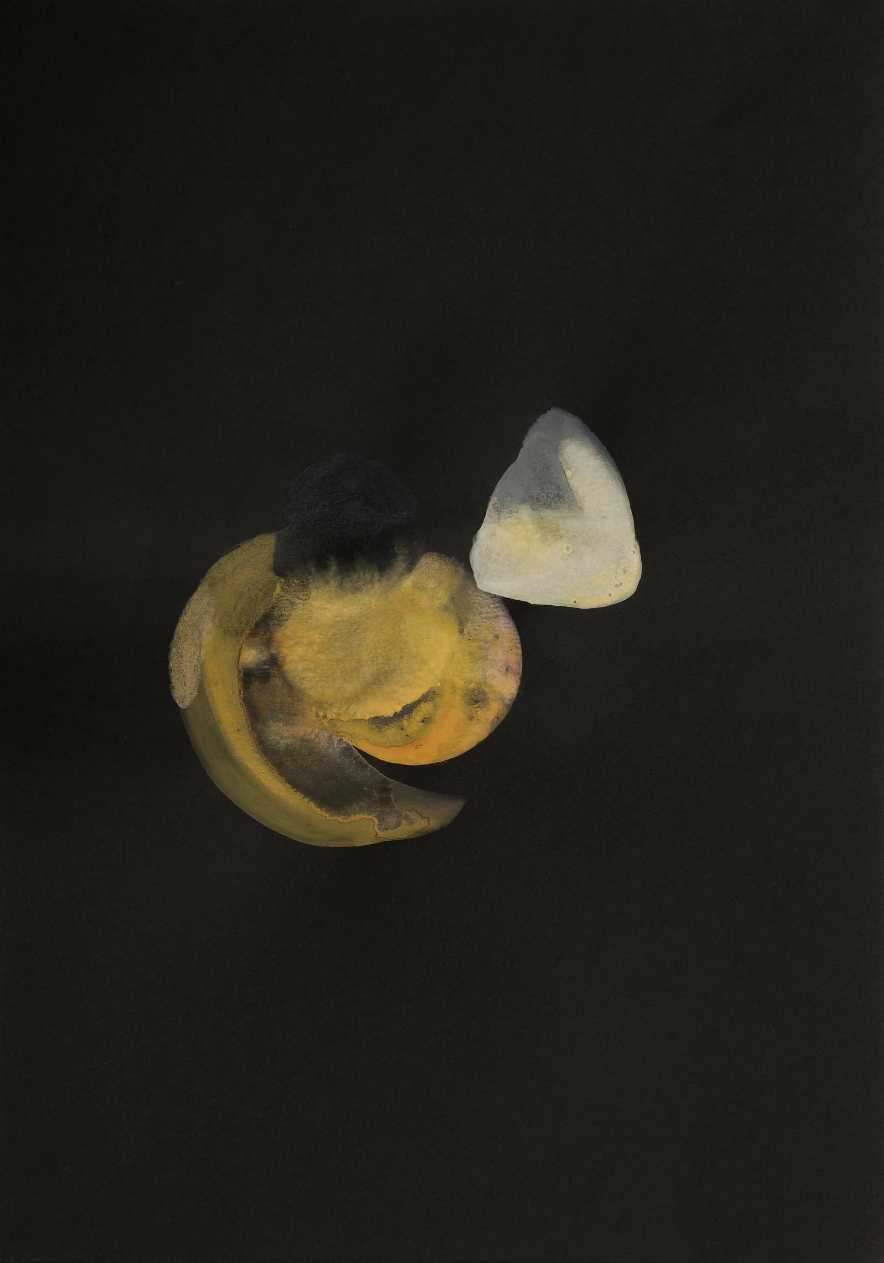 *SOLD* Part of 'The Jazz Years' (Colour) Series 2017, A3, Gouache and colour pencil on paper