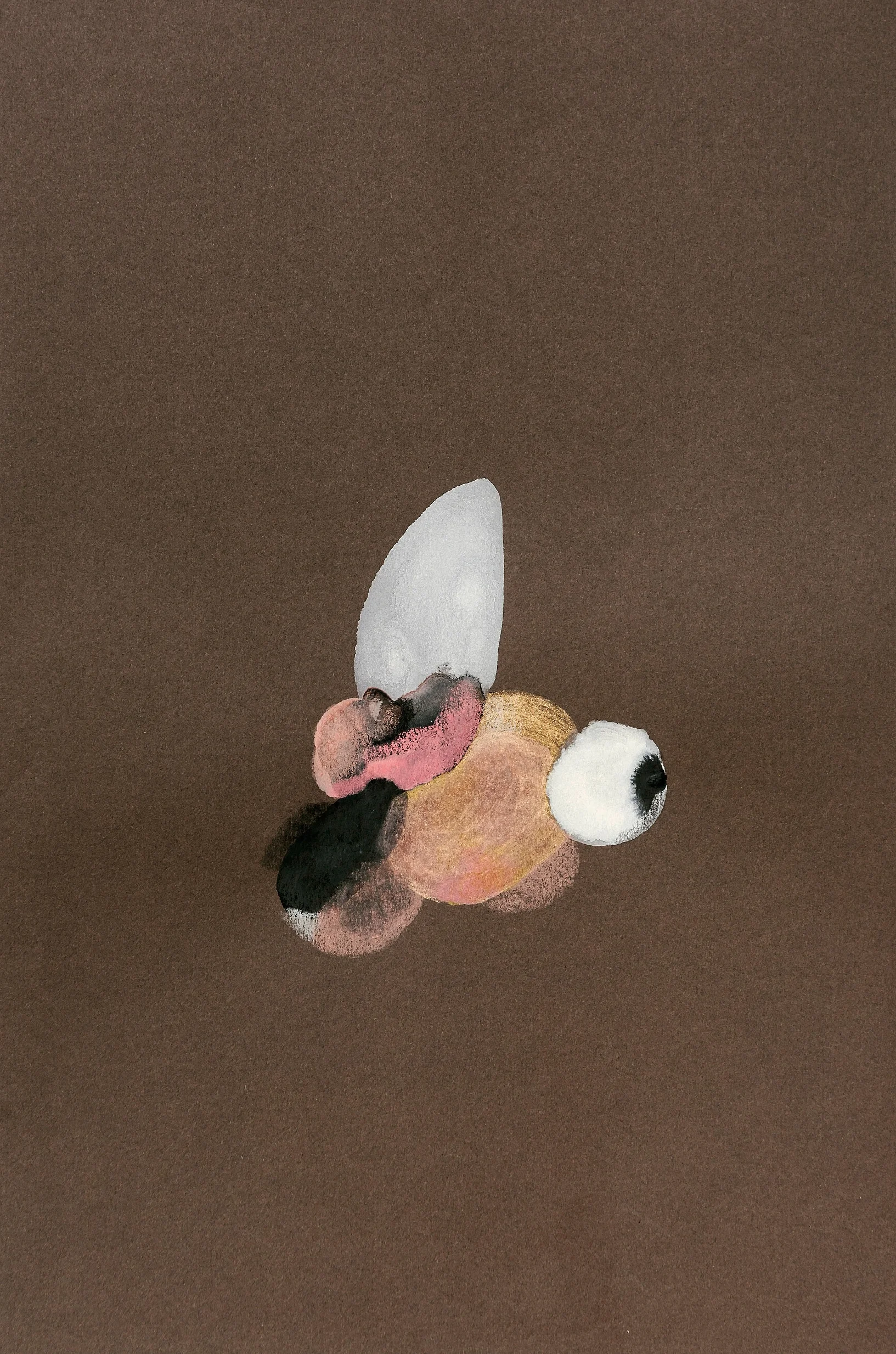 Part of 'The Jazz Years' (Colour) Series 2017, 25.5 cm x 38 cm, Gouache and colour pencil on paper