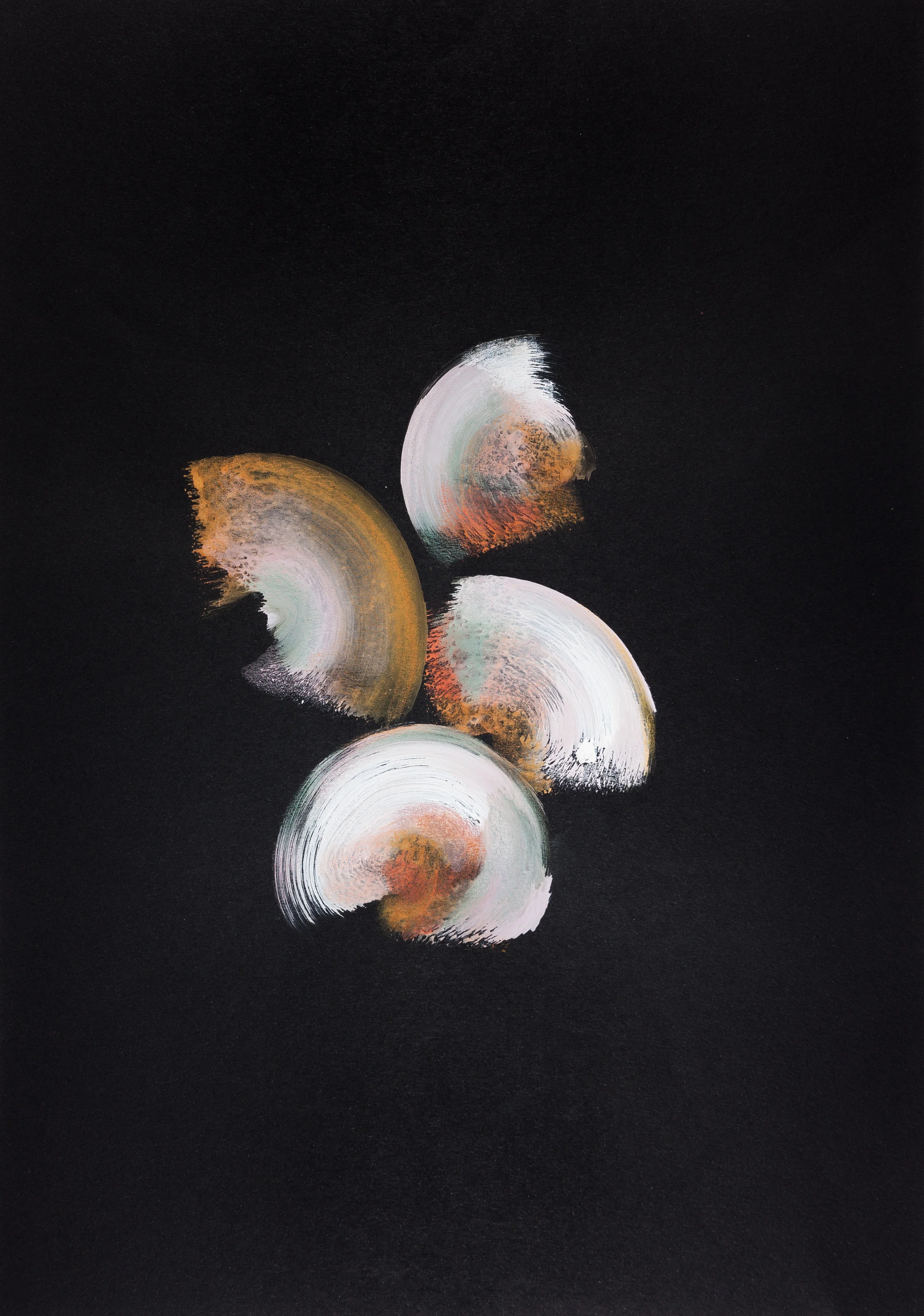 Part of 'The Jazz Years' (Colour) Series 2018, A3, Gouache and colour pencil on paper