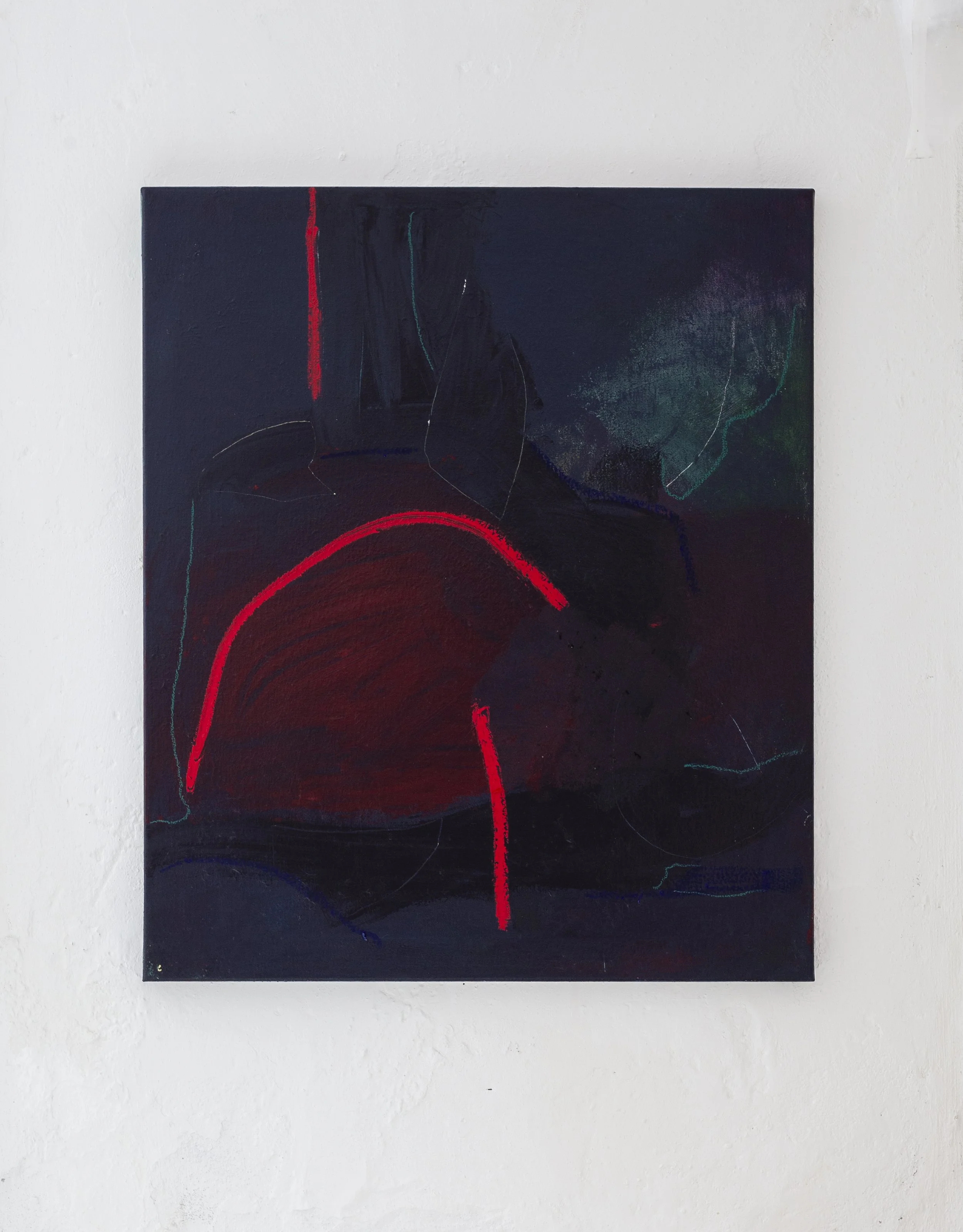 ROOT ROUTES/ROUTE ROOTS, 2025, Hrafnhildur Halldórsdóttir  Acrylic on canvas