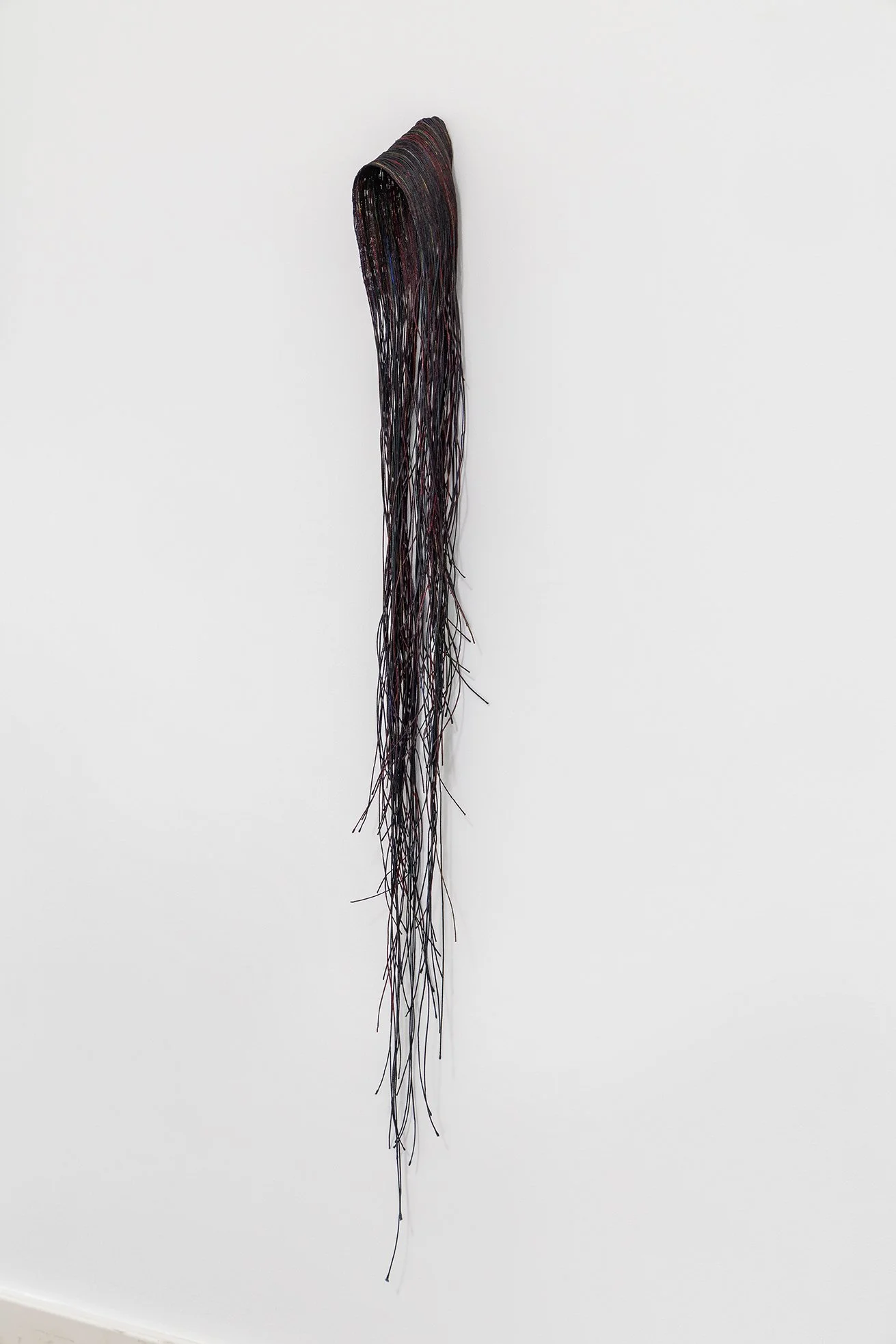 Untitled  2024 Nylon yarn, polyester thread, acrylic