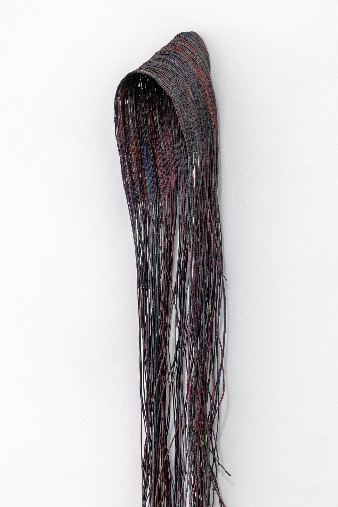 Untitled  2024 Nylon yarn, polyester thread, acrylic