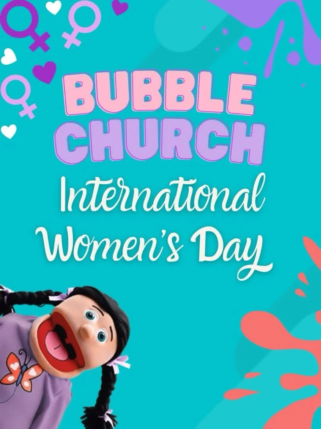 Bubble Church is back this Sunday!!! 💜

In honour of International Women&rsquo;s Day, we will be exploring the story of Lydia, a wonderful woman in the Bible who was a dealer in purple cloth and who opened her heart to Jesus.

Doors open at 9.15am f