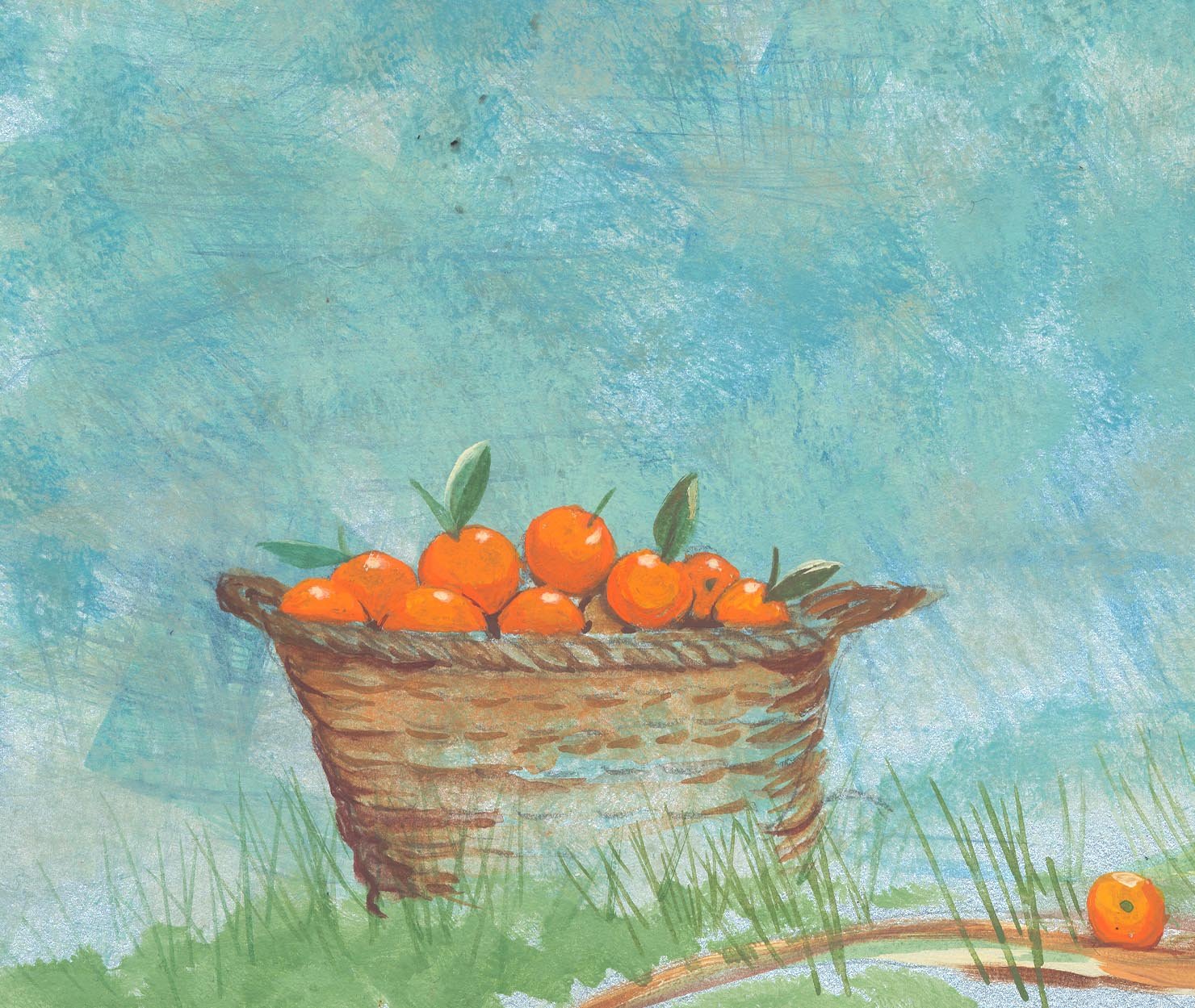 Rosie-dog-design-oranges-and-pheasants-art-print-detail.jpg