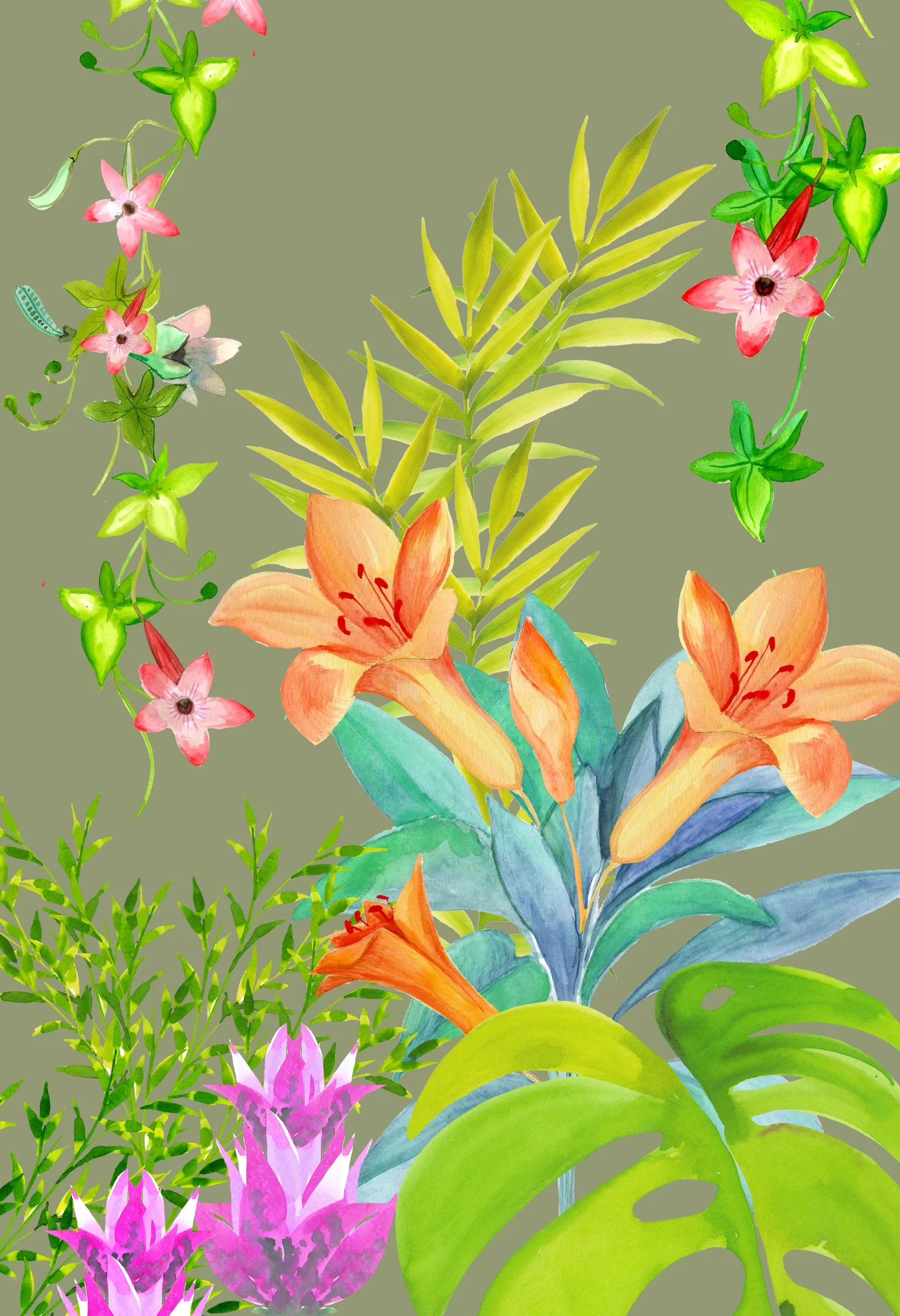 Floral Greetings 5 card pack