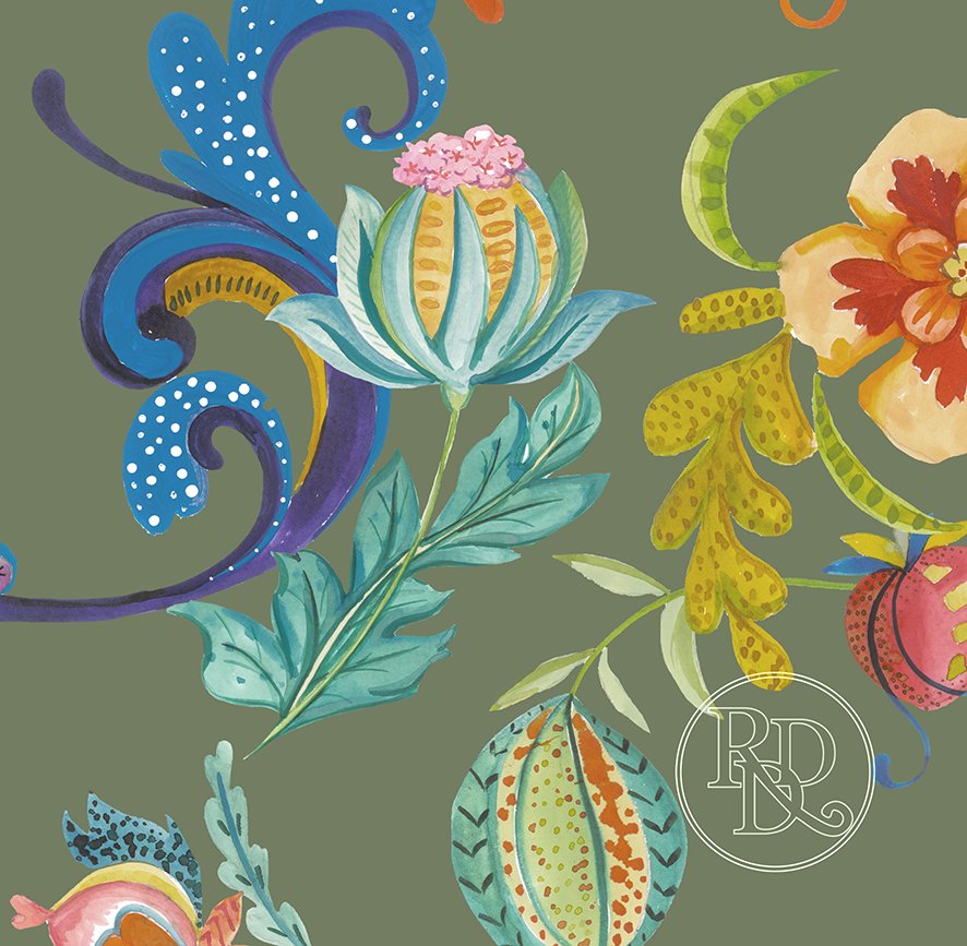 Rosie-dog-design-silk-scarves-Jacobean-floral- green-detail-4.jpg