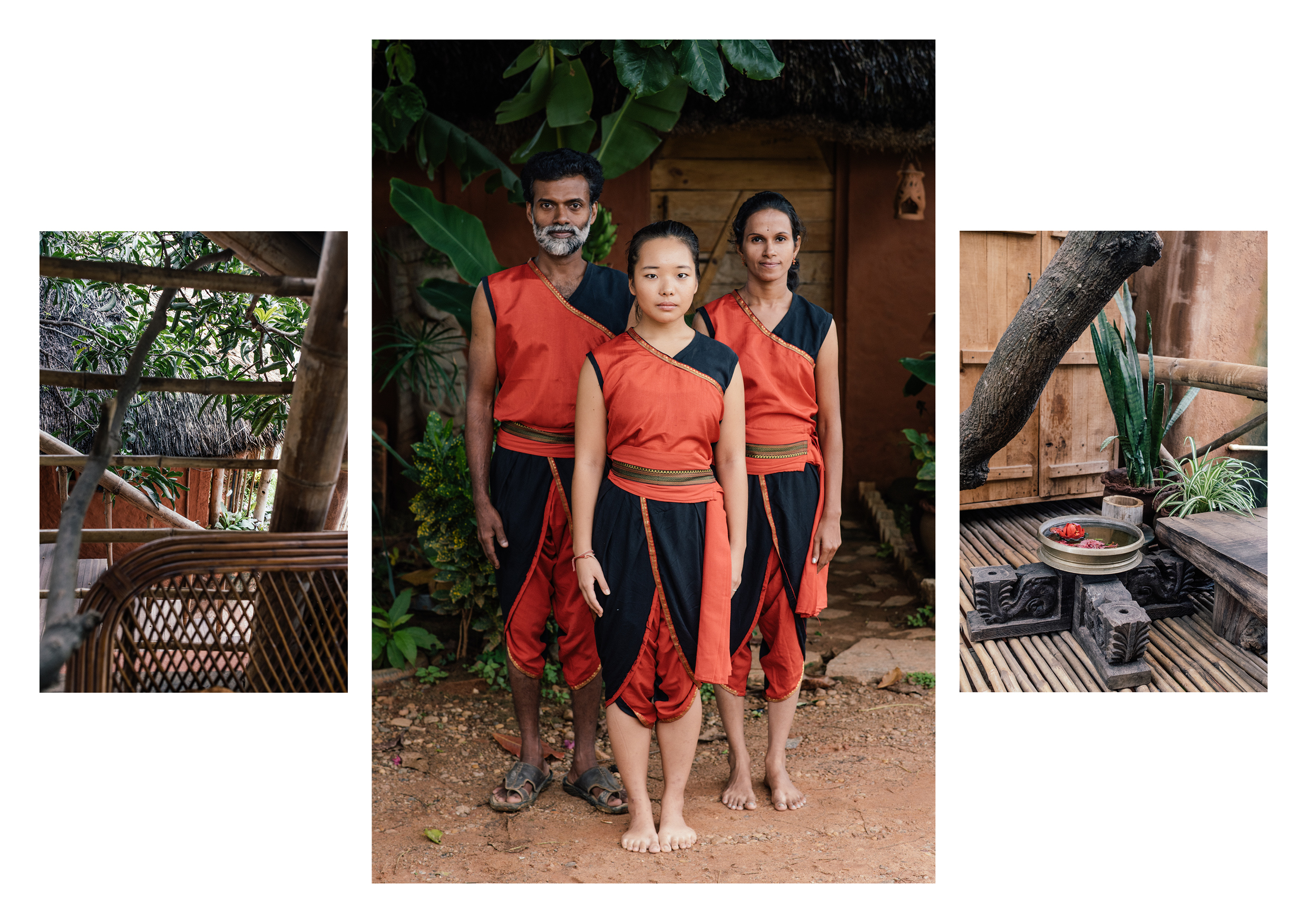 This essay is an attempt to capture the unique environment I found myself in. A tiny village on the outskirts of Bangalore in which Ranjan has built a secluded and peaceful space where moments of quiet contemplation sit side by side with incredible feats of physical prowess. 