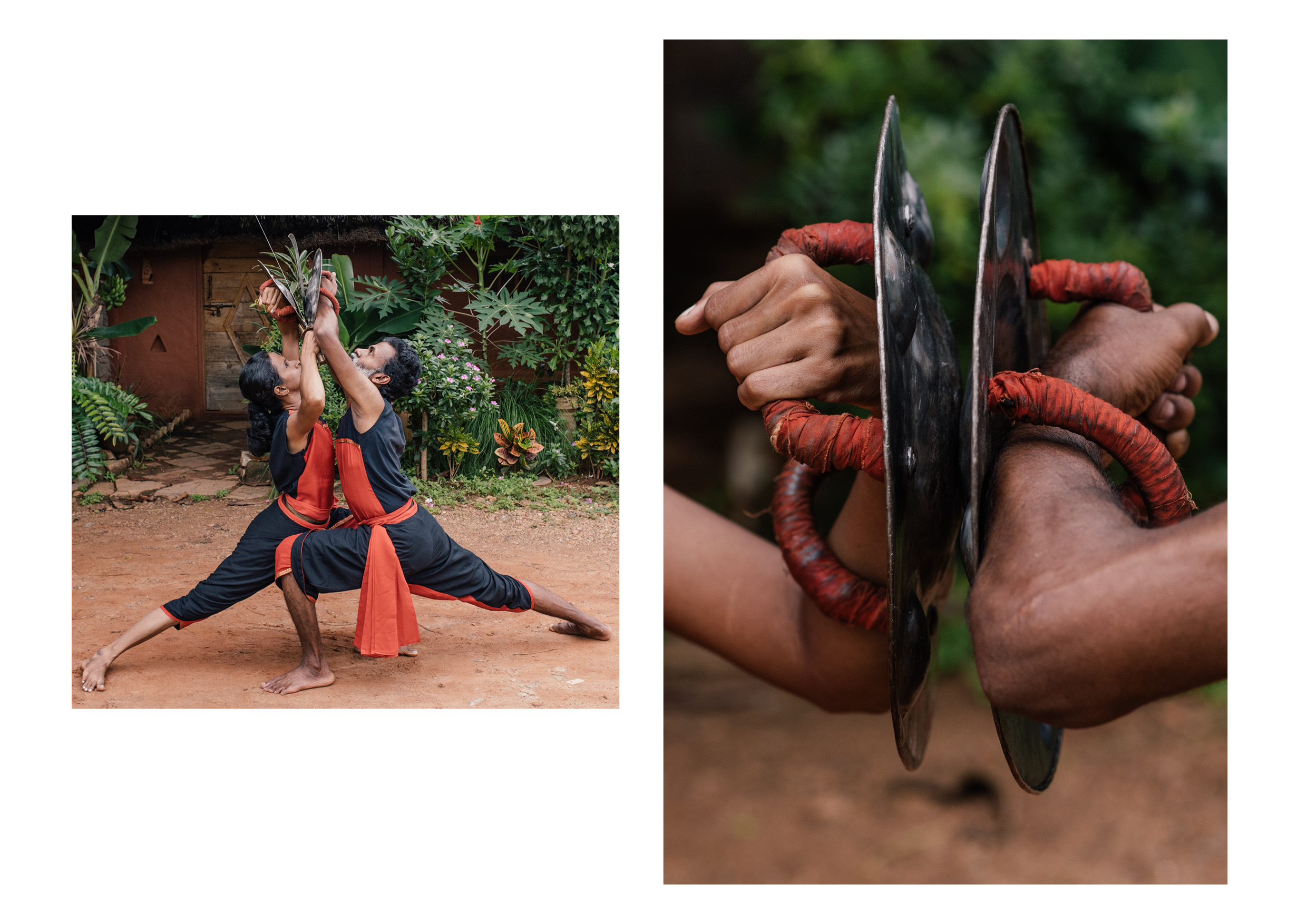 Kalari is a holistic art. students learn about acupressure and massage techniques as well as combat