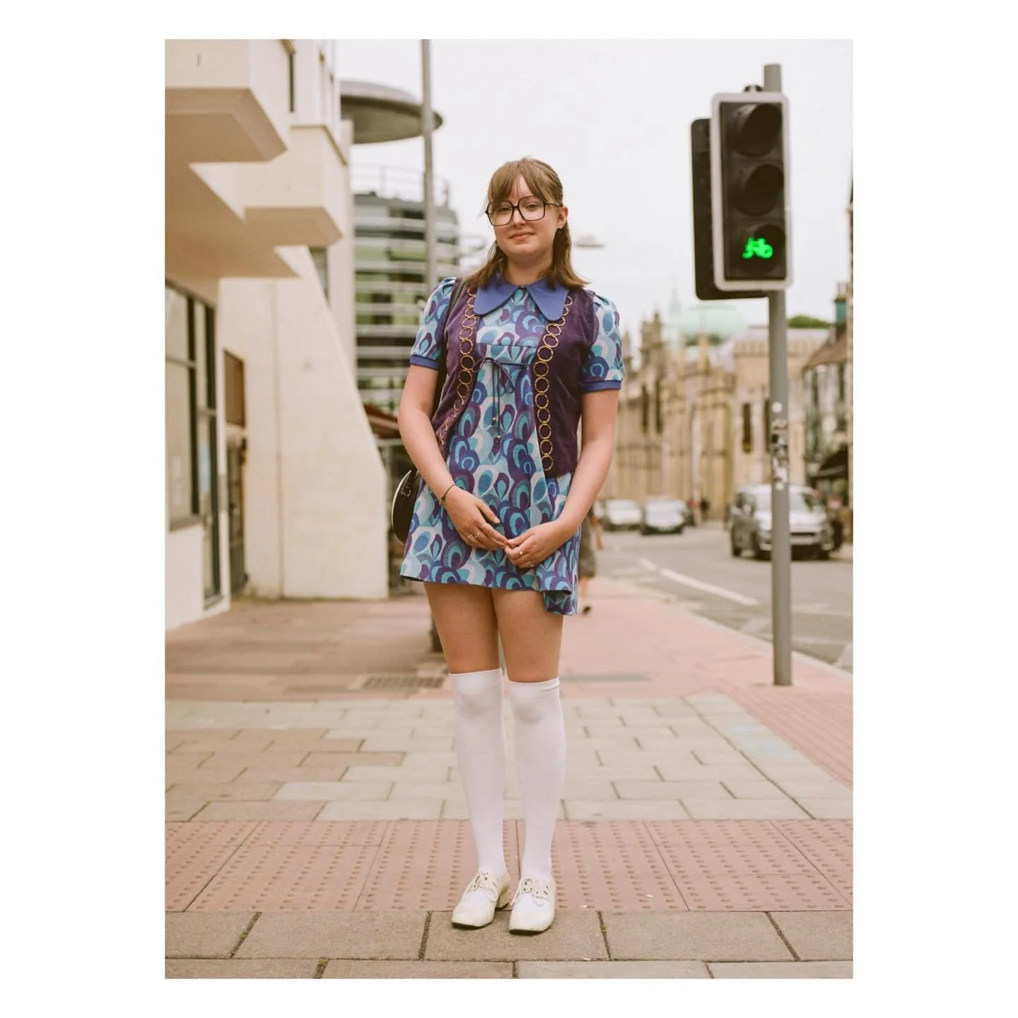Archive: street portrait, Brighton #mediumformatfilm #streetstyle #60sstyle #pentax67 #vintagestyle