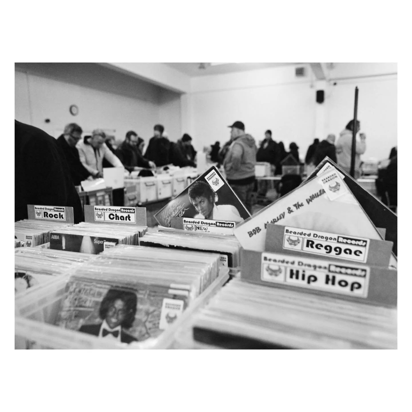 A morning at @shorehamrecordfair in April- so much vinyl, so little time&hellip; I used my #pentax645nii and some #kodaktmax400 - lovely crisp hi- res dev and scans by @picturethisfilmlab - thanks folks xxx  #mediumformatfilm #120film