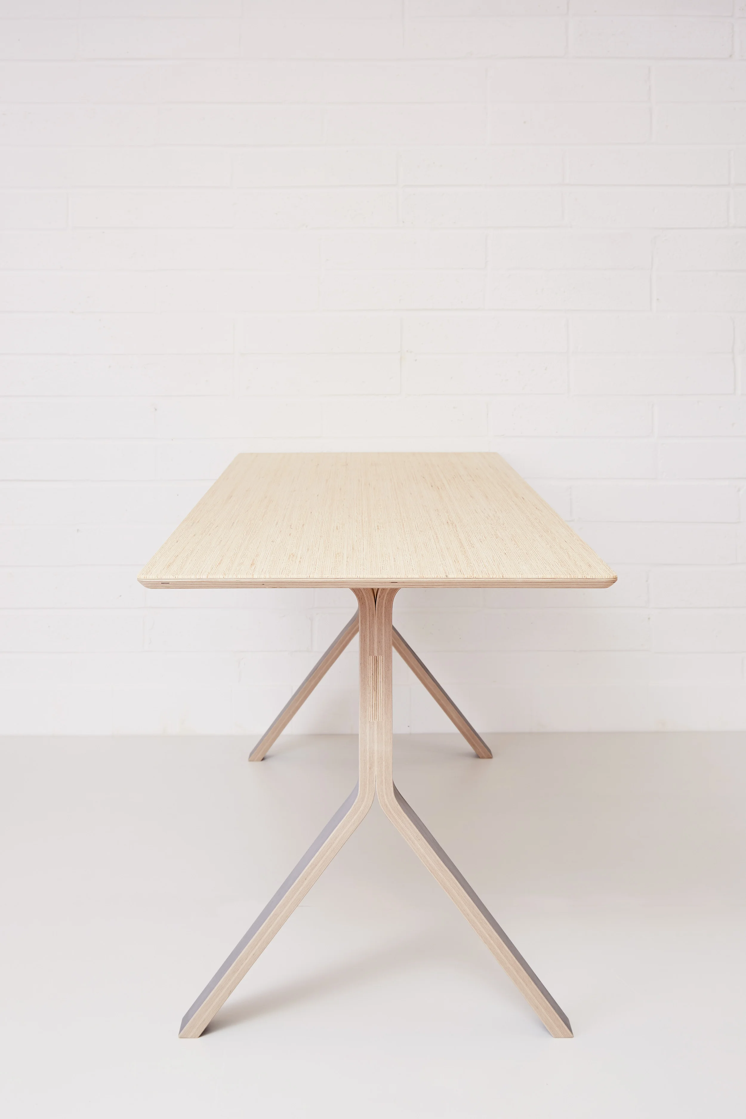 Side view of plywood Sea Table by Lozi
