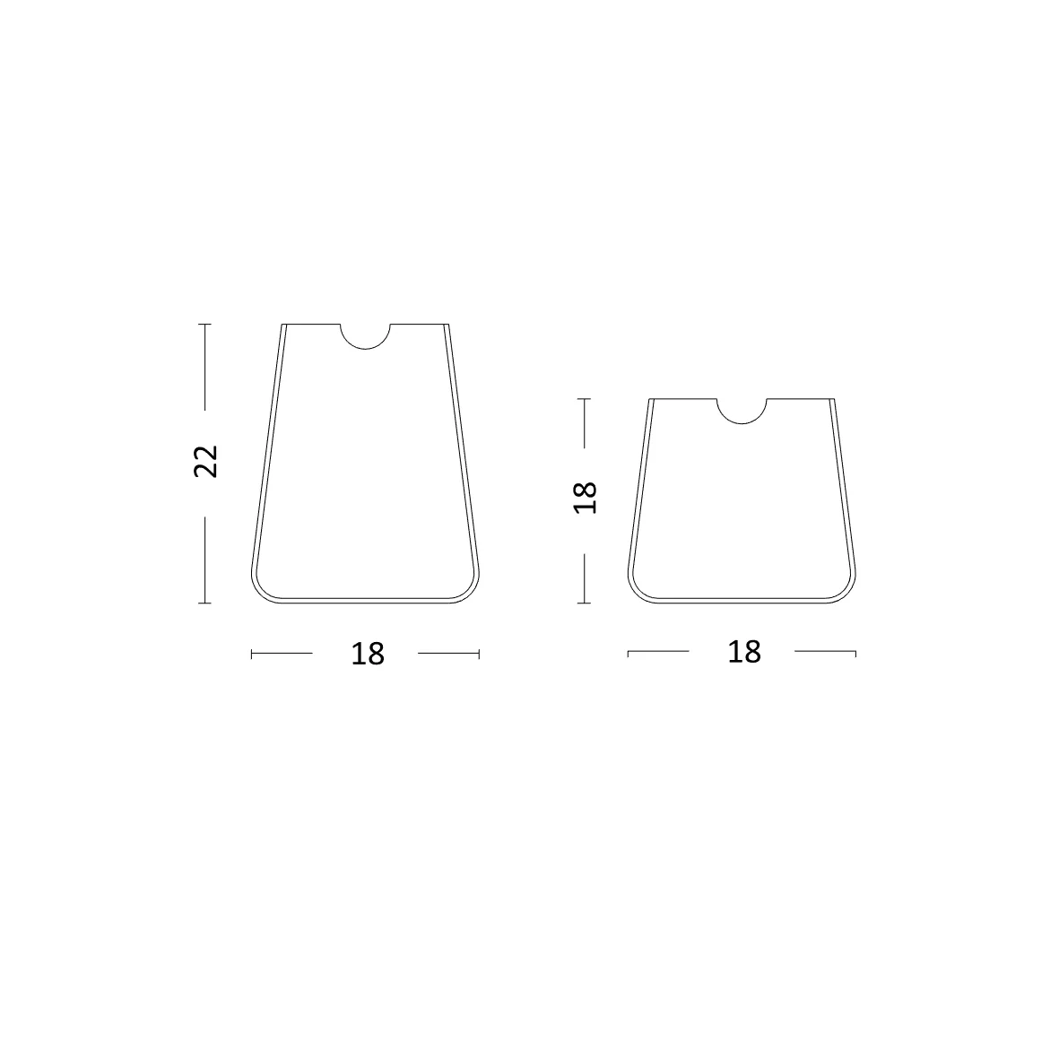 Erlen planter specifications drawing by Lozi