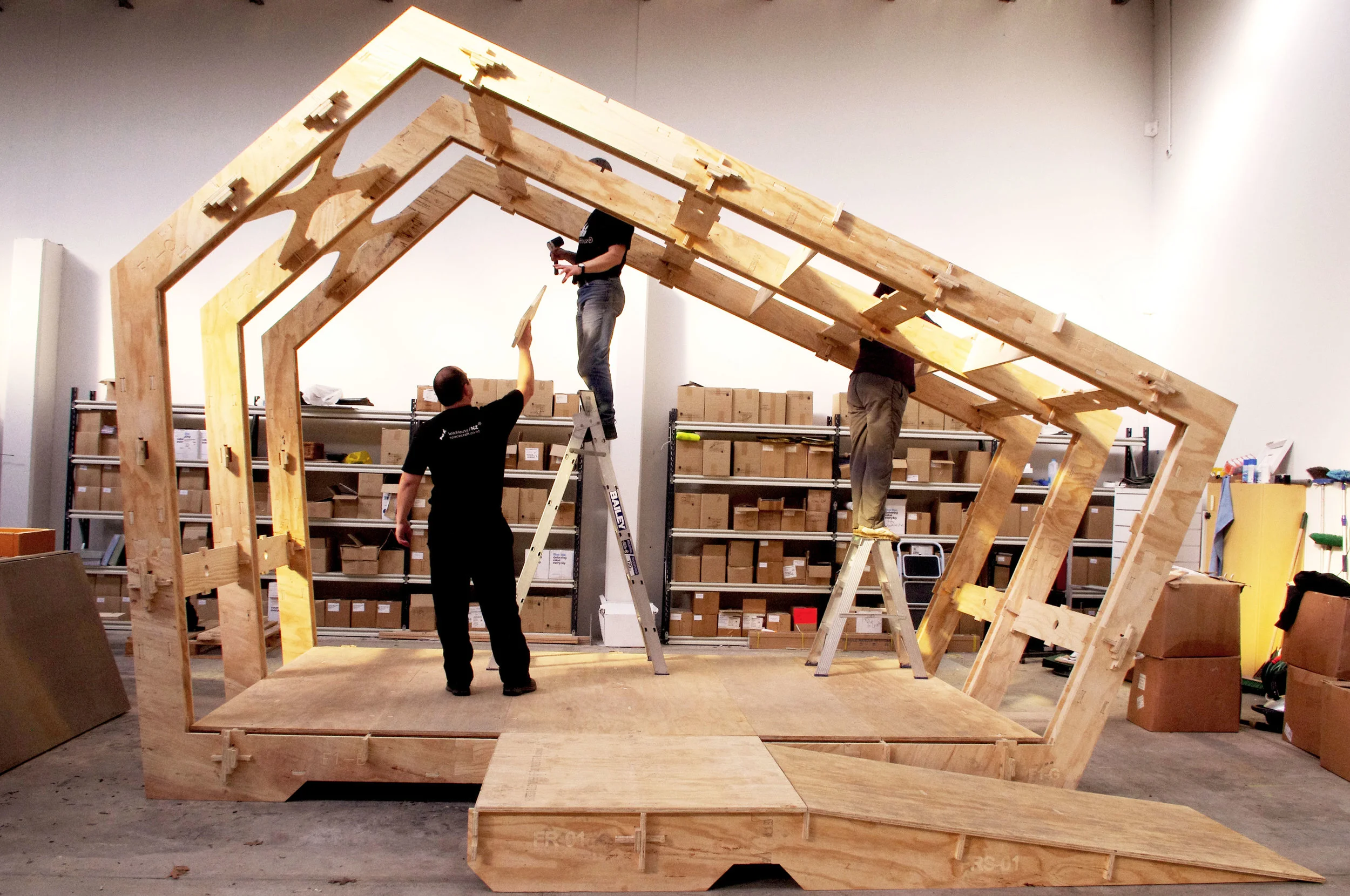 Cnc router cut Wikihouse