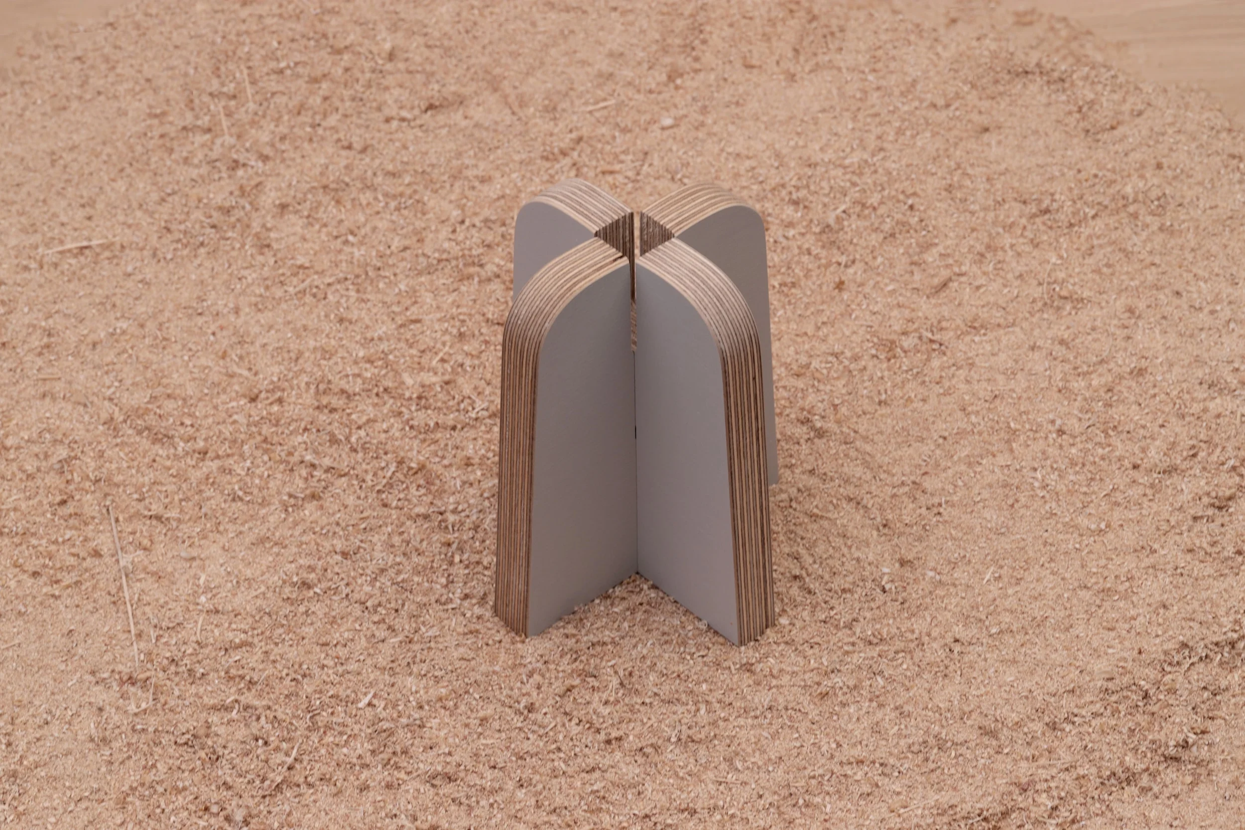 The Candle holder from Lozi's £9.99 Collection made from waste materials