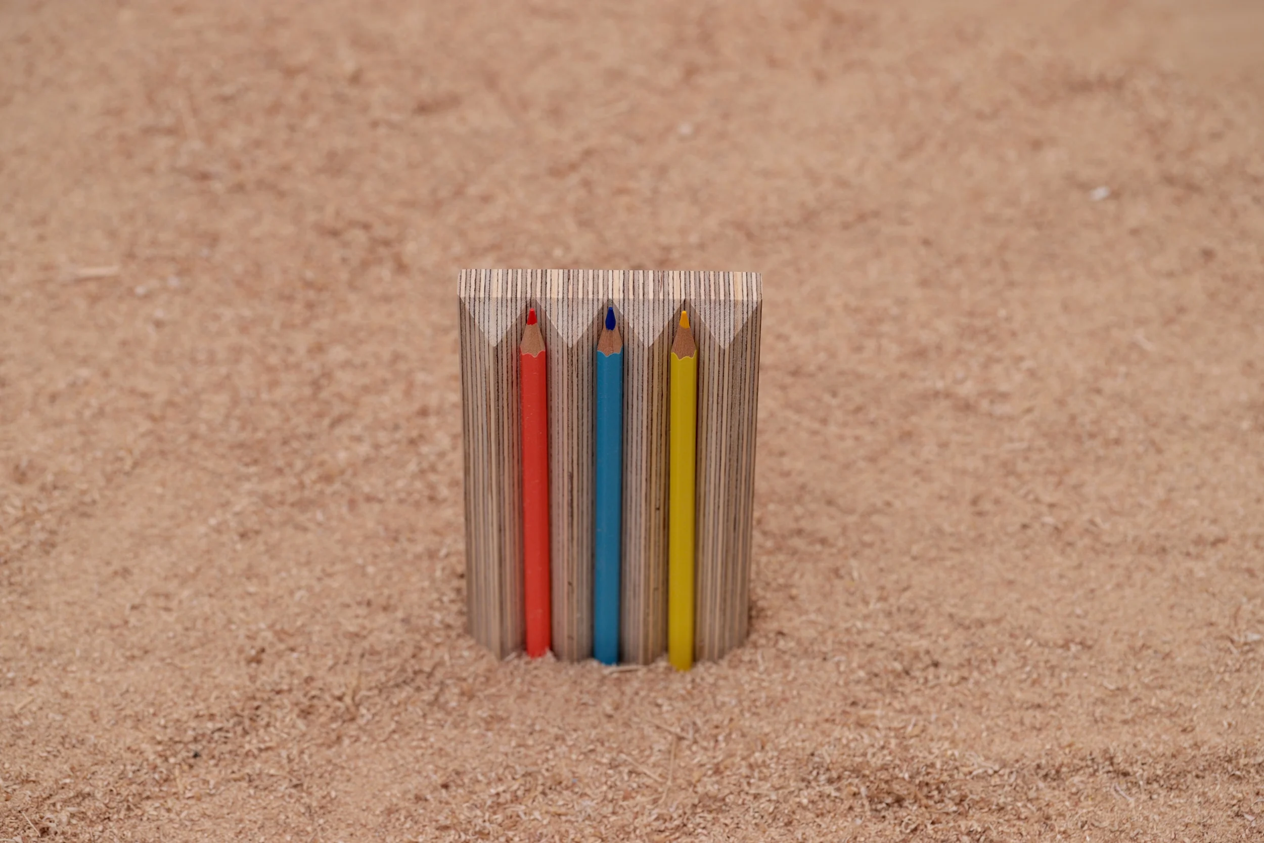 The pen holder from Lozi's £9.99 Collection made from waste materials